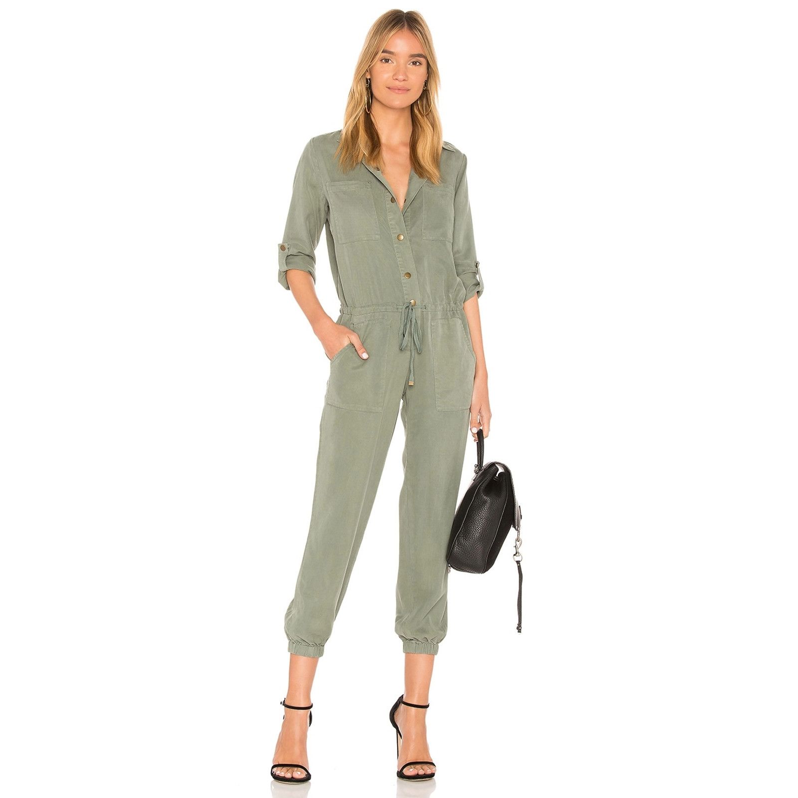 Young Fabulous & Broke YFB Aviator Lane jumpsuit Balsam - Sz M Size 30" / US 8 / IT 44 - 1 Thumbnail