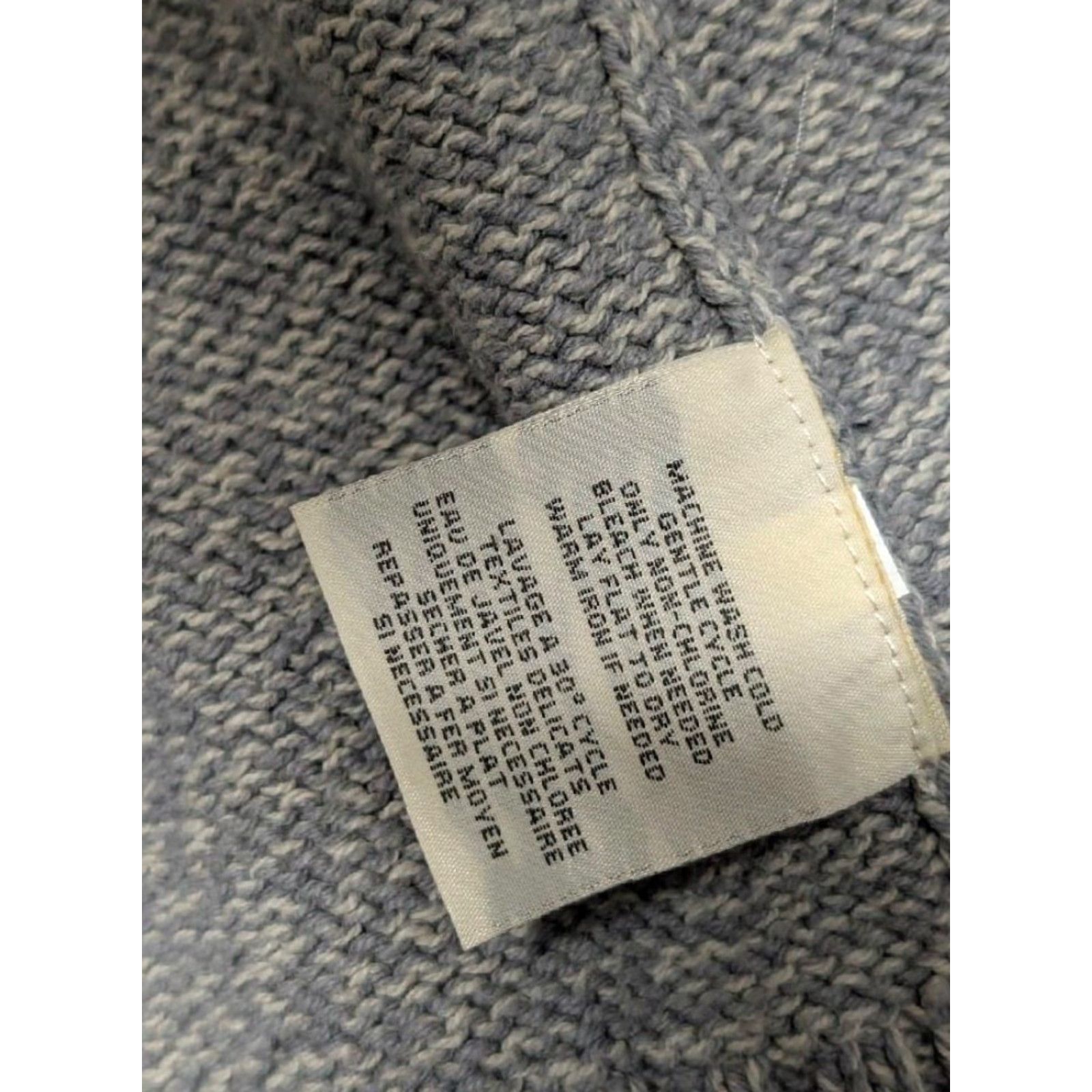Ralph Lauren VINTAGE DENIM & SUPPLY Ralph Lauren Cardigan L Sweater Gray Cotton Knit Mens Size US L / EU 52-54 / 3 - 6 Thumbnail