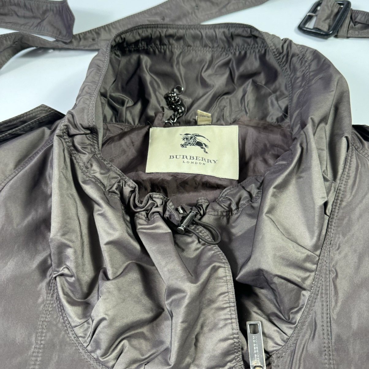 Burberry × Vintage vintage luxury burberry jacket nylon streetwear y2k Size L / US 10 / IT 46 - 9 Thumbnail