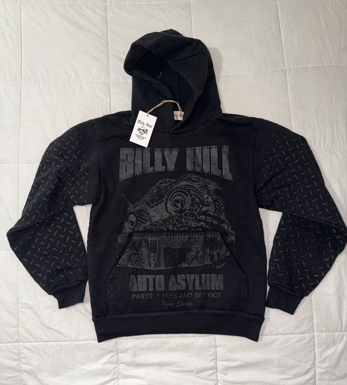 Billy Hill Billy hill - Diamond Plated Auto Asylum Black Hoodie (small) Size US S / EU 44-46 / 1 - 1 Thumbnail