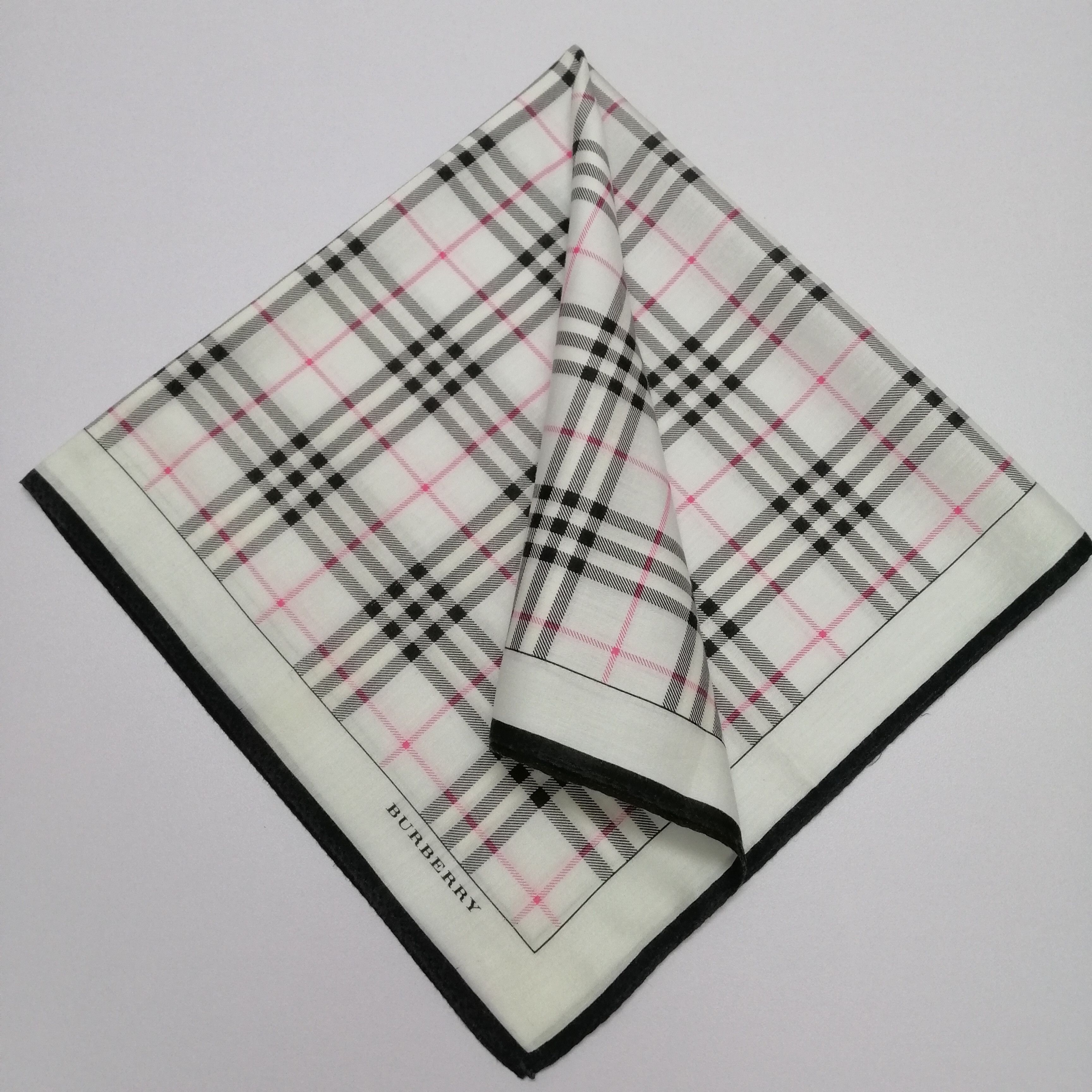 Burberry × Vintage Burberry Handkerchief/Neckerchief/Bandana-KD2167 Size ONE SIZE - 1 Thumbnail