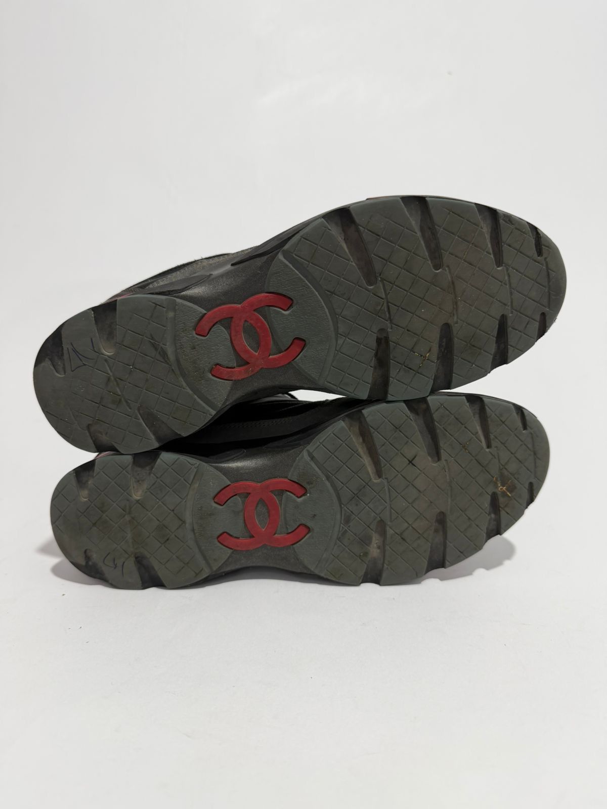 Chanel Chanel Multicolor Fabric Nubuck Leather Sneakers EU38.5 Size US 8.5 / IT 38.5 - 7 Thumbnail