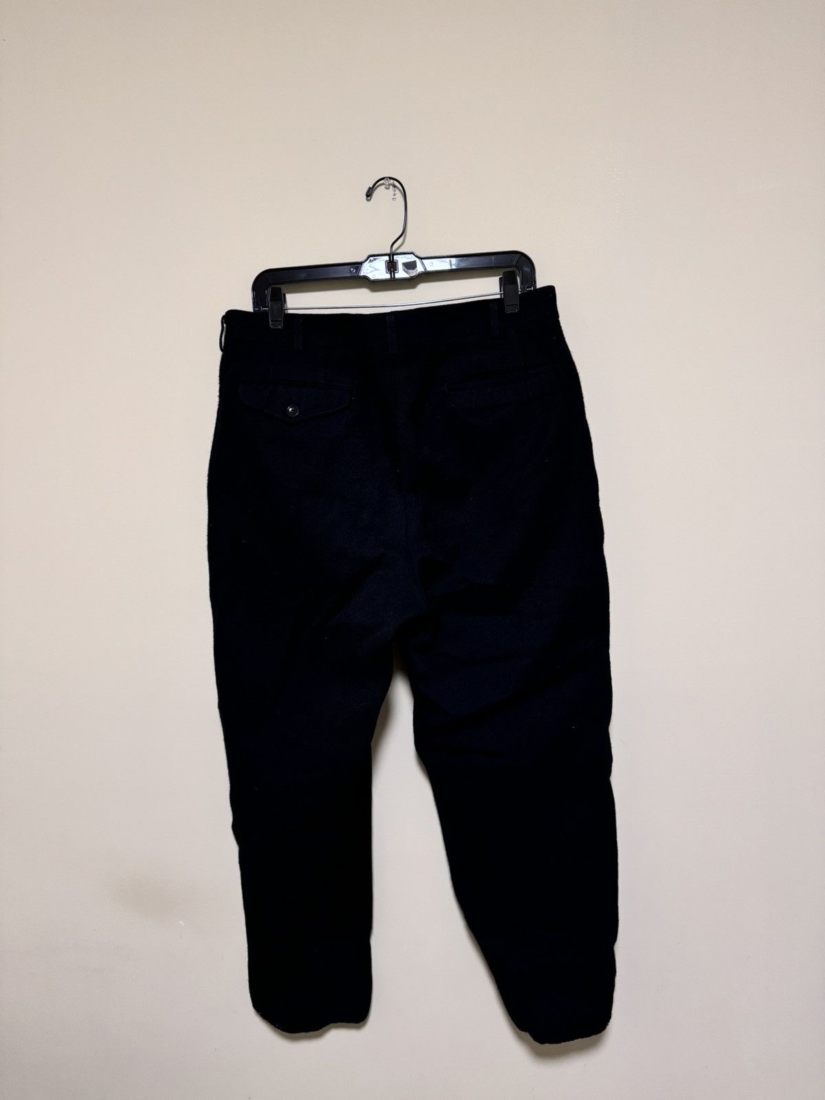 Comme des Garcons × Comme des Garcons Homme Plus COMME DES GARÇONS HOMME PLUS Black Gabardine Trousers Size US 34 / EU 50 - 2 Thumbnail