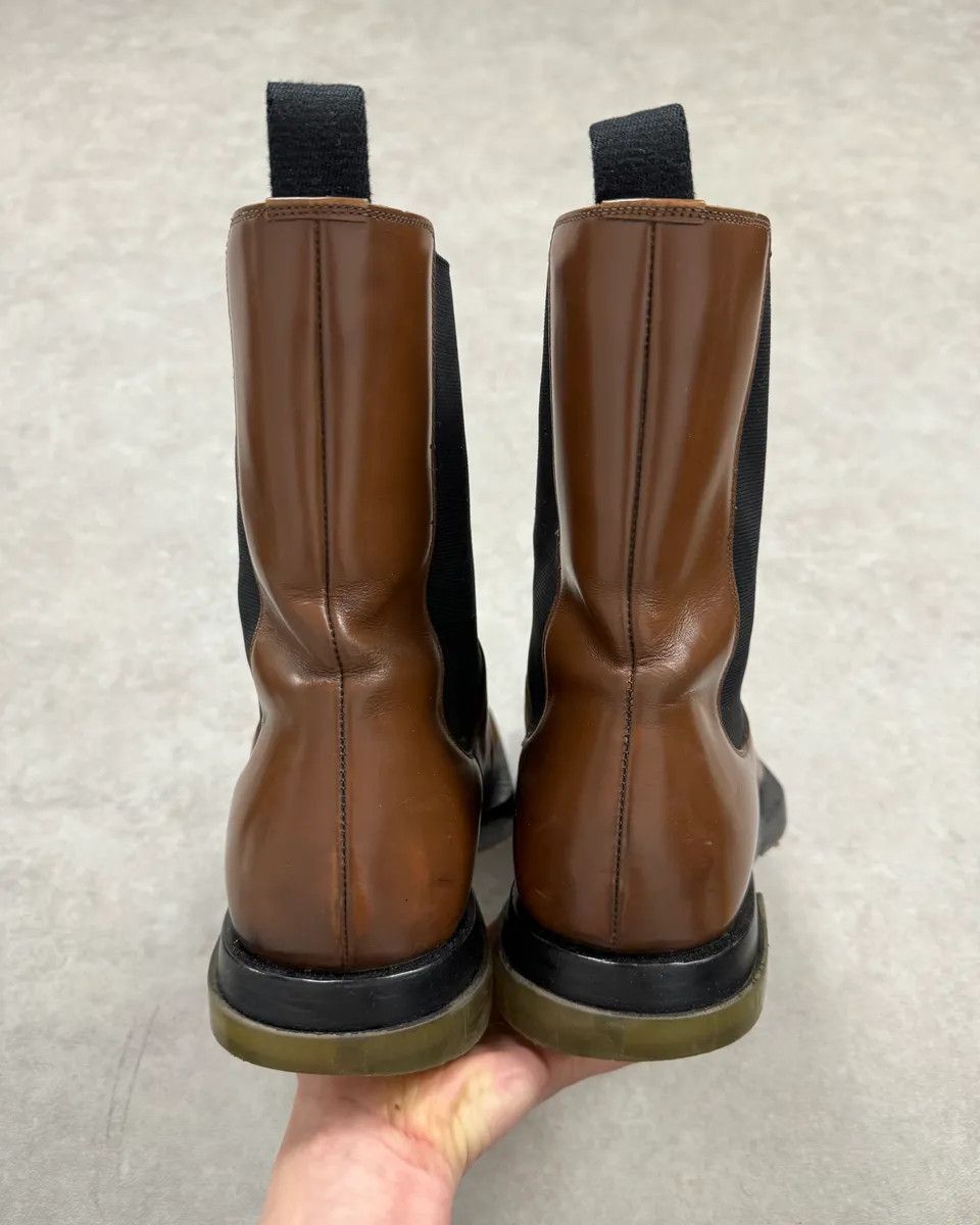 Bottega Veneta Bottega Veneta Brown Leather Boots Size US 11 / EU 44 - 7 Thumbnail