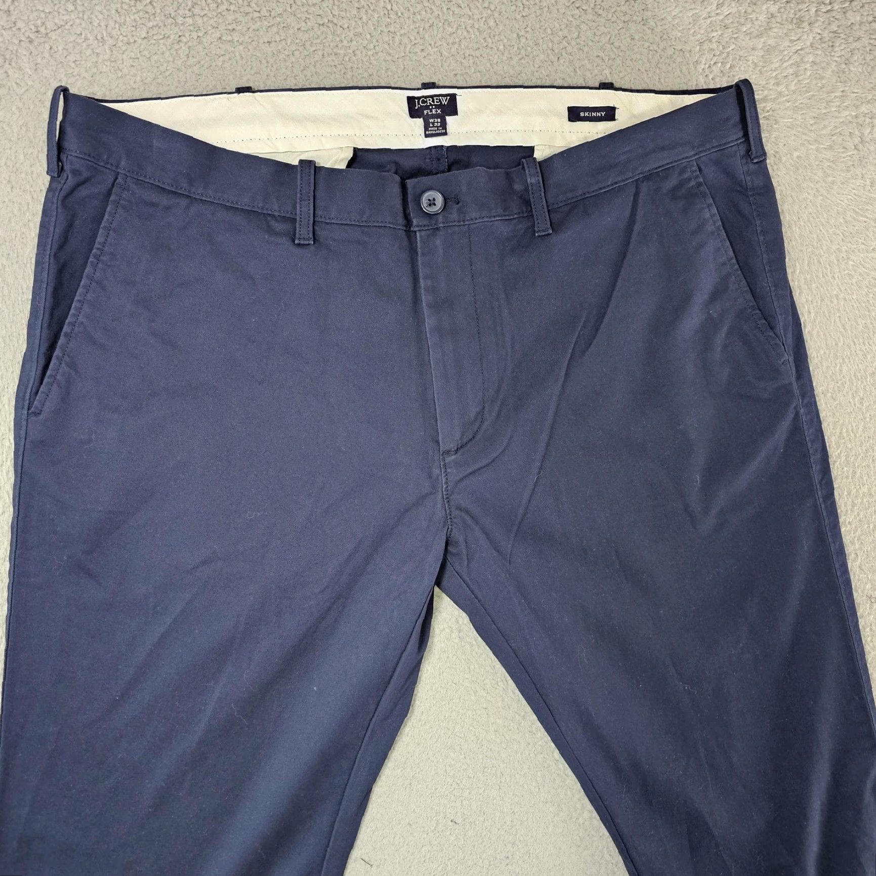 J.Crew J.Crew Pants Mens 38x30 Blue Flex Skinny Chino Casual Office Size US 38 / EU 54 - 2 Thumbnail