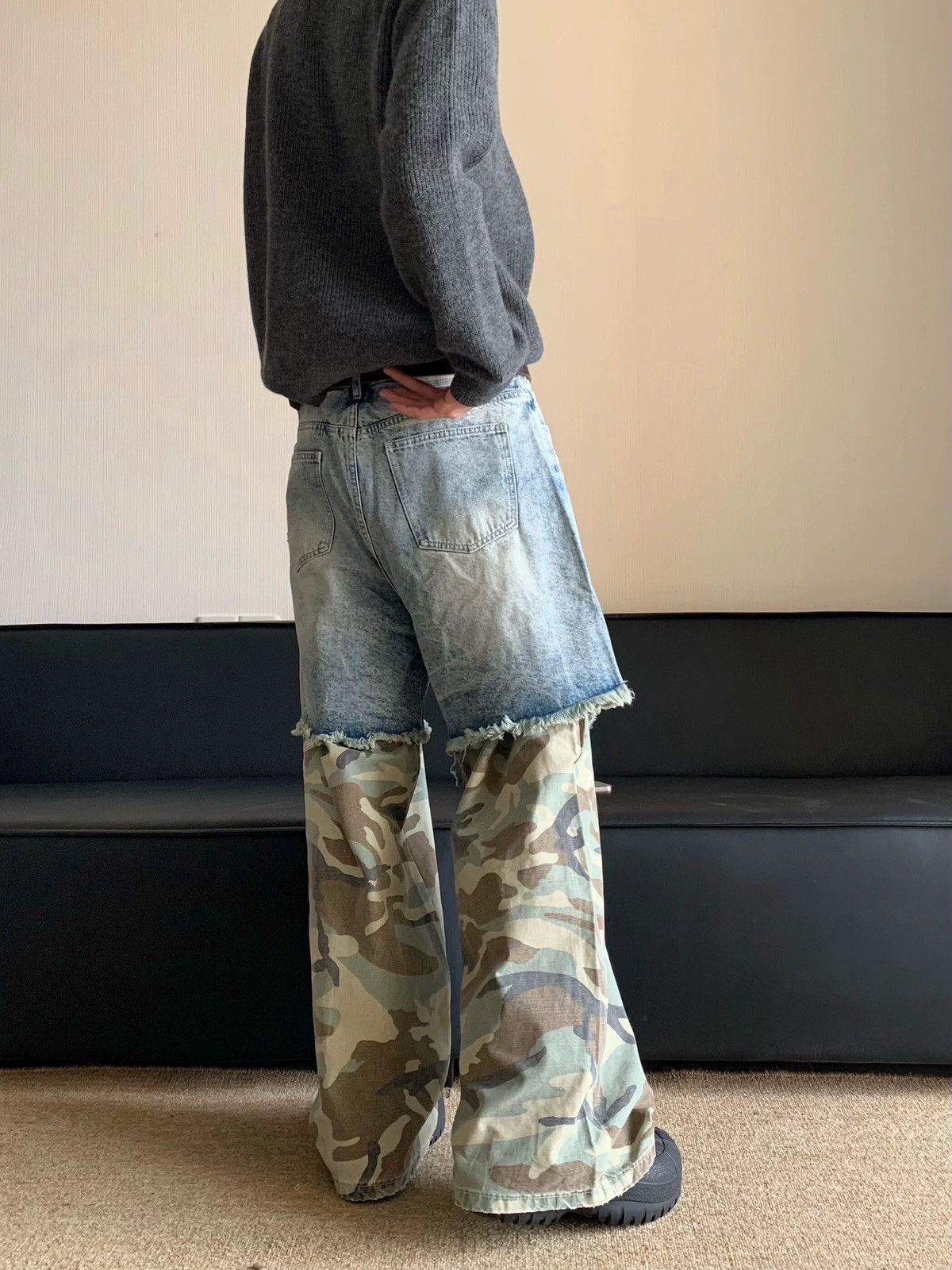 Designer × Vintage Retro punk pants Size US 32 / EU 48 - 2 Thumbnail