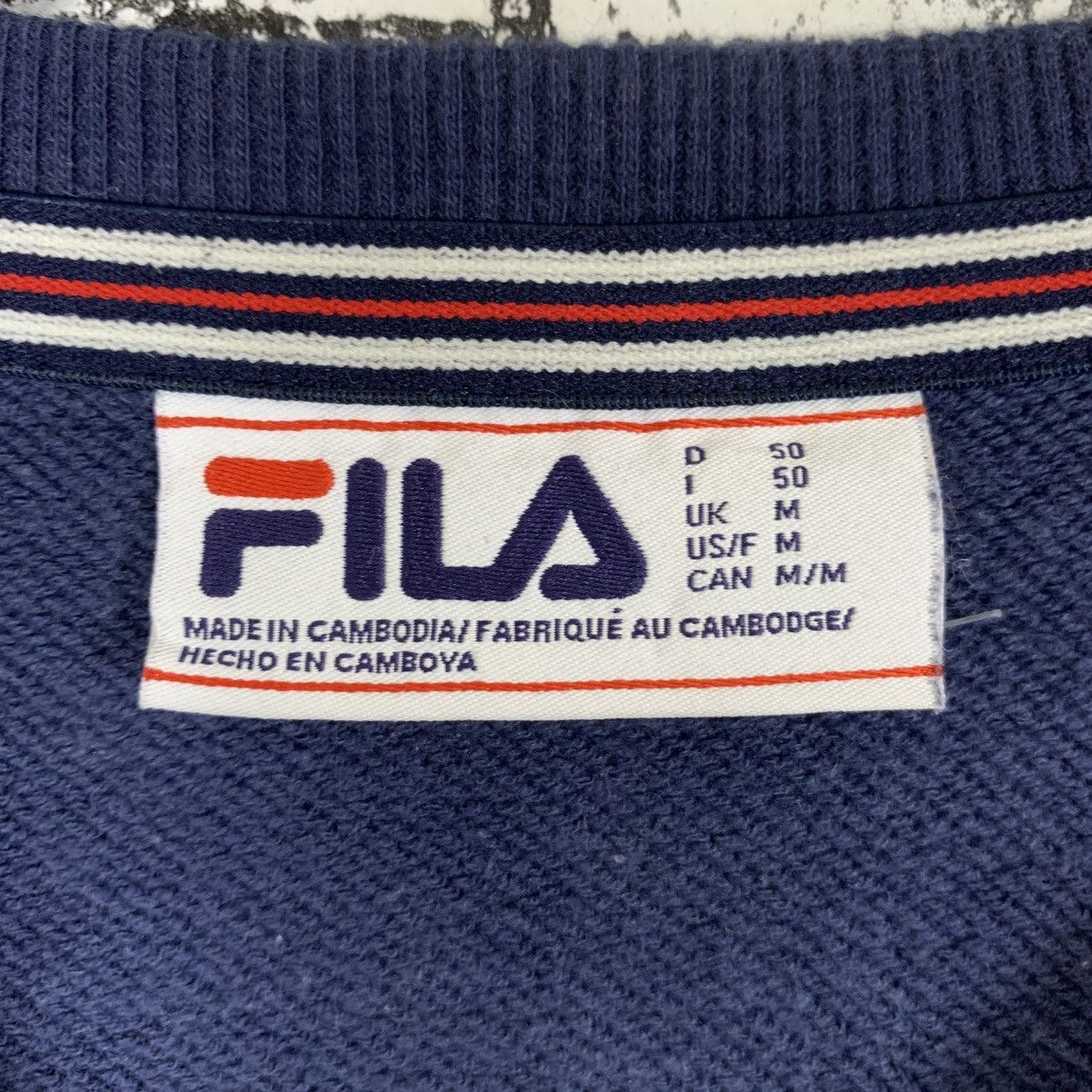 Designer × Fila × Vintage Vintage Fila Sweatshirt Small Logo Embroidered Size Medium Size US M / EU 48-50 / 2 - 9 Thumbnail