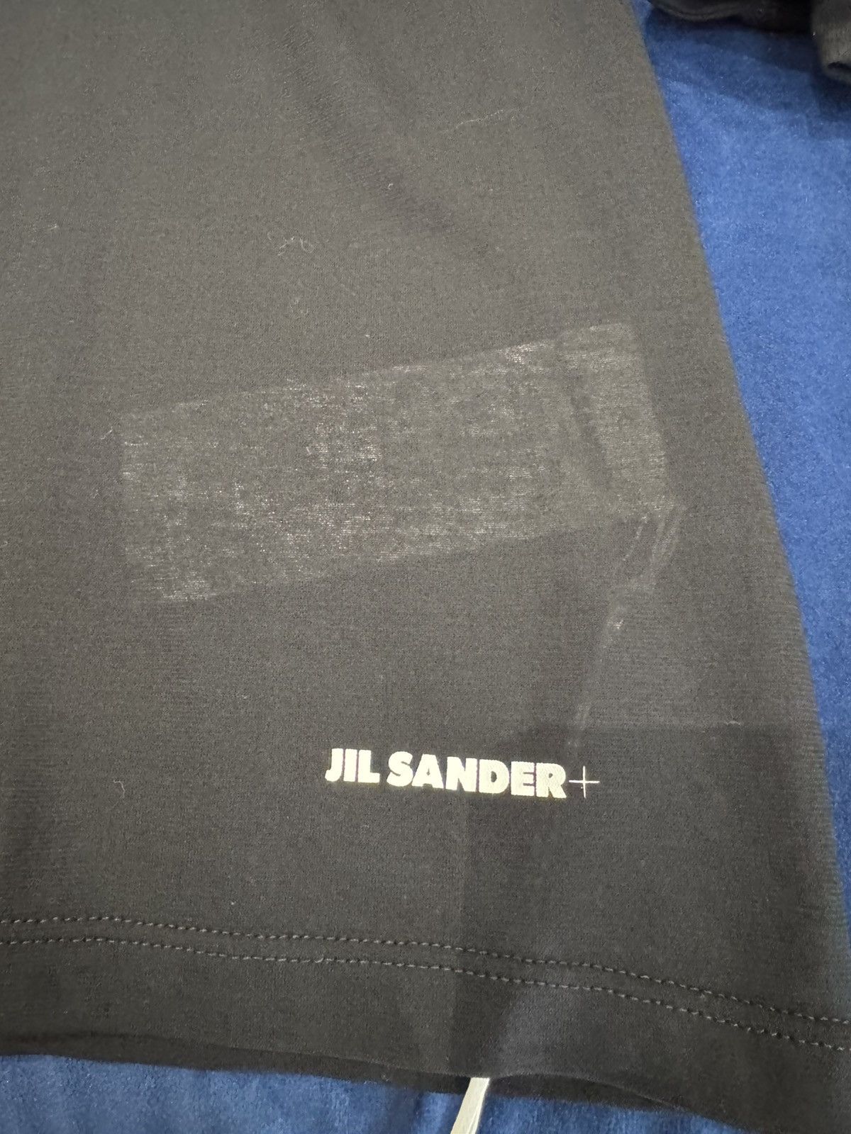 Jil Sander NWT Small Logo Crew Neck Long Sleeve T-Shirt - BLACK, XL Size US XL / EU 56 / 4 - 10 Thumbnail
