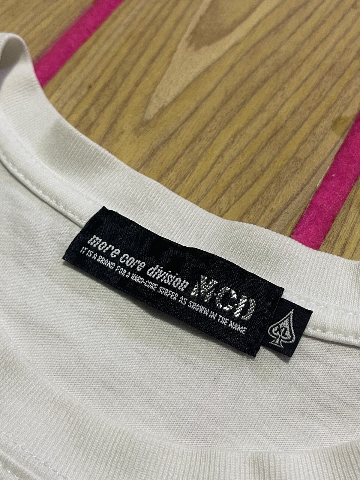 If Six Was Nine Y2K MORE CORE DIVISION long sleeve tshirt handwritten style Size US L / EU 52-54 / 3 - 5 Thumbnail