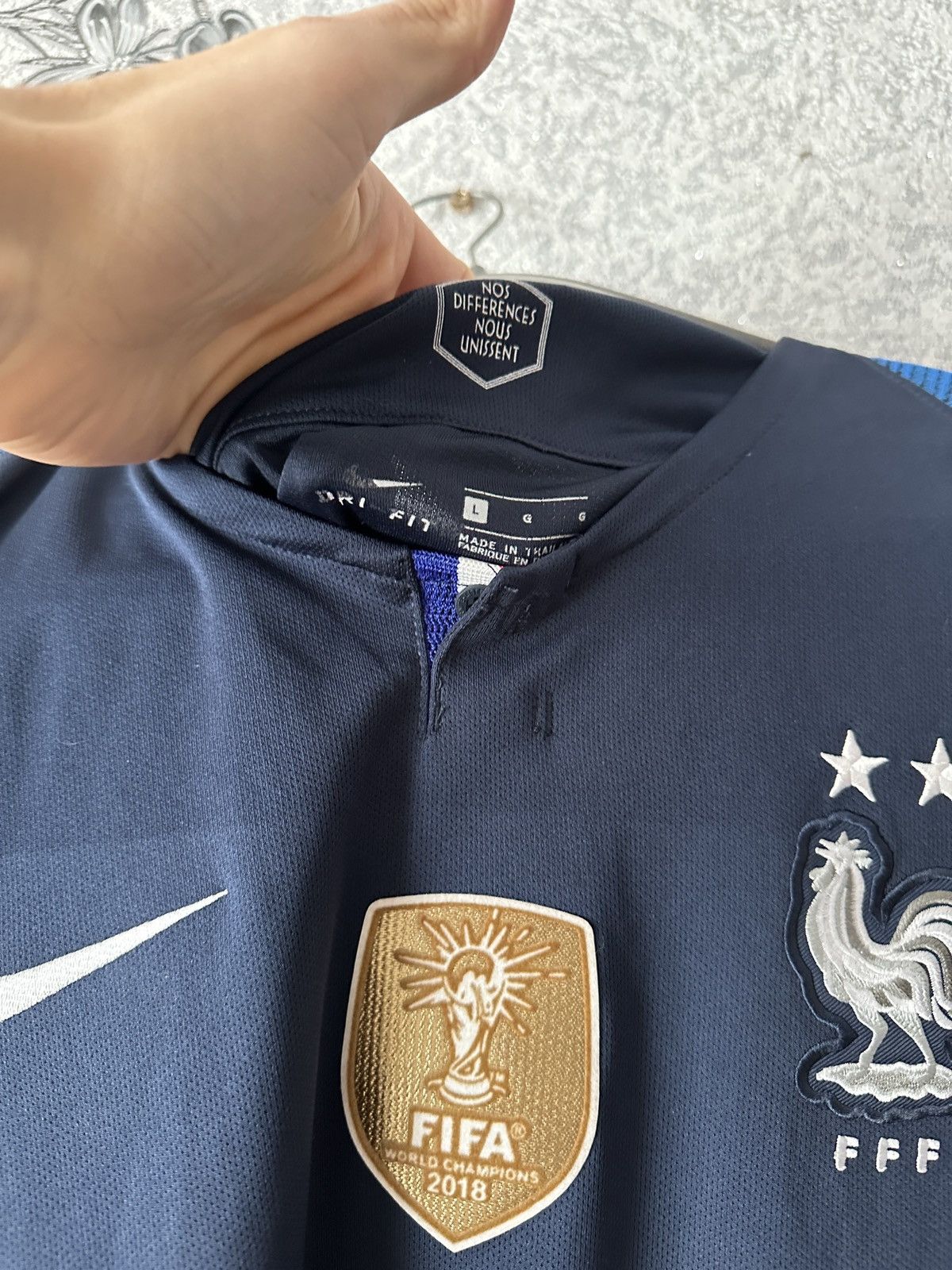 Nike Vintage soccer jersey Nike France psg L Size US L / EU 52-54 / 3 - 3 Thumbnail