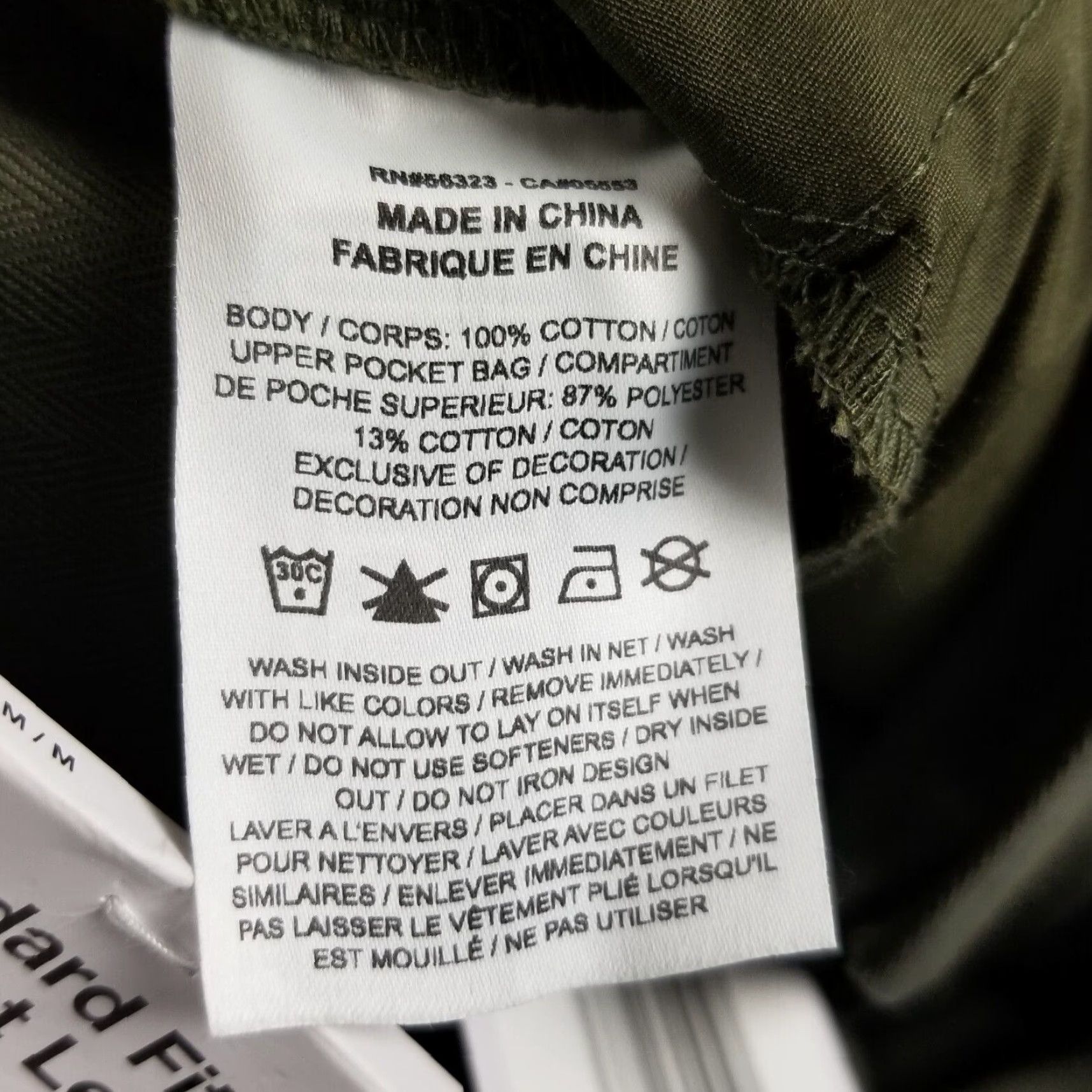 Nike Nike Cargo Pants Men 30 Green Military Twill Cotton Straight Leg Cargo Pants Mens Size US 30 / EU 46 - 4 Thumbnail