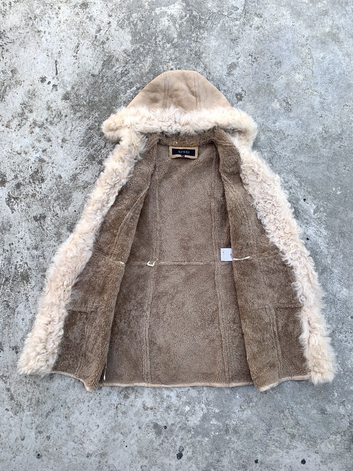 Gucci Leather Fur Coat by Tom Ford Size S / US 4 / IT 40 - 7 Thumbnail
