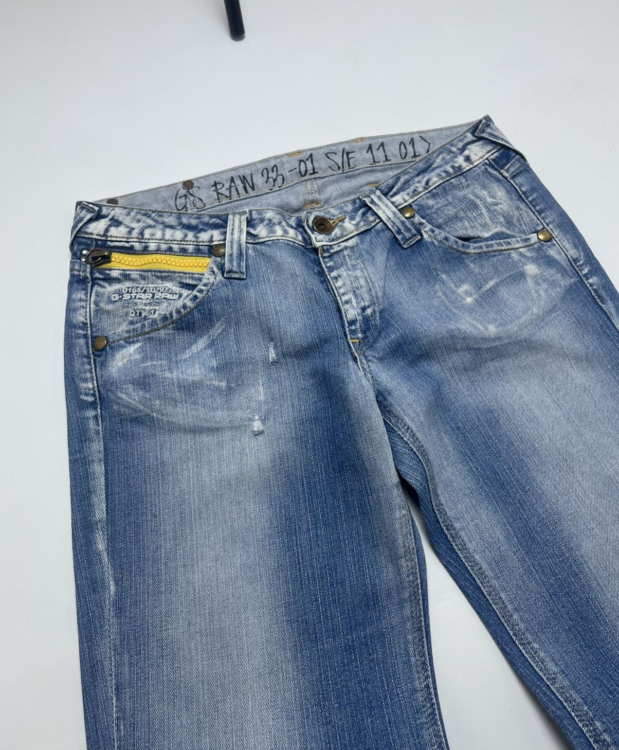 Junya Watanabe Crazy G-Star If Six Was Nine Flared Jeans 90s Size US 31 - 9 Thumbnail