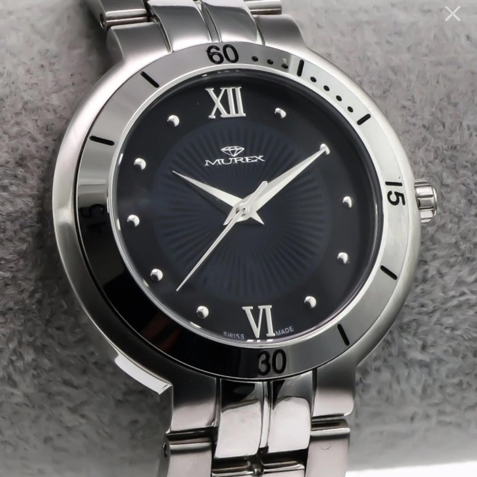 Other Murex Swiss Watch St. Steel Quartz 37mm 5ATM Black MOP Size ONE SIZE - 1 Thumbnail