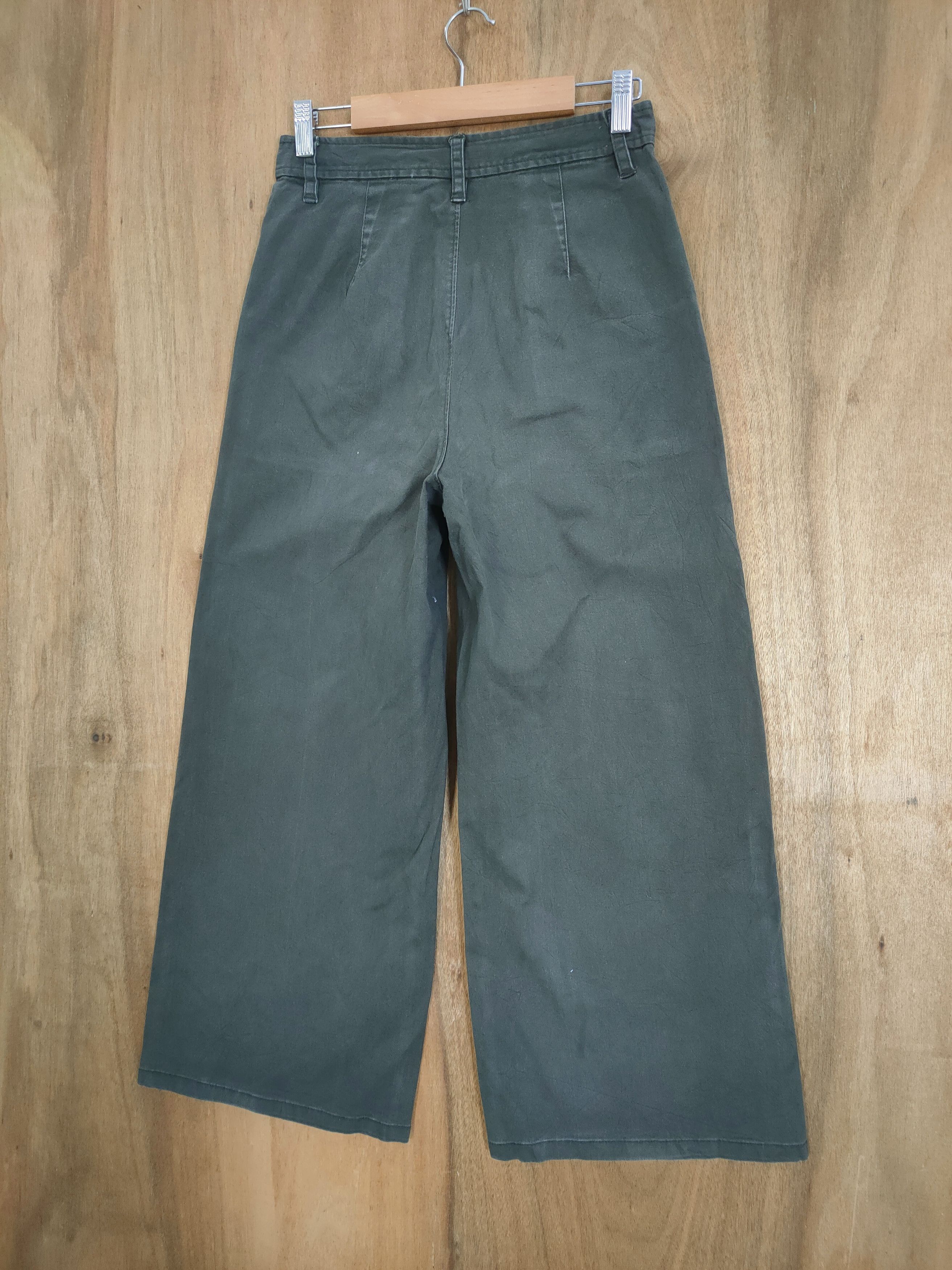 GU JAPAN GU GREEN BAGGY BUSH PANTS Size US 26 / EU 42 - 7 Thumbnail