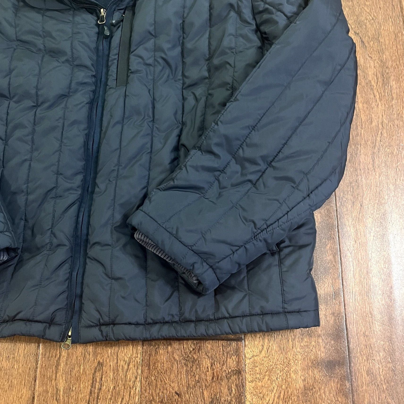 Polo Ralph Lauren VINTAGE Polo Ralph Lauren Coat Women's XL Navy Blue Puffer Hooded Full Zip Jacket Size XL / US 12-14 / IT 48-50 - 4 Thumbnail