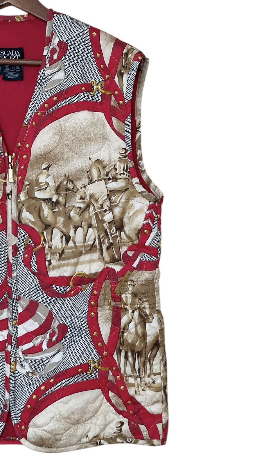 Escada Sport × Vintage Vintage Brand Escada Sport Fullprint Vest 2000s Size US S / EU 44-46 / 1 - 4 Thumbnail