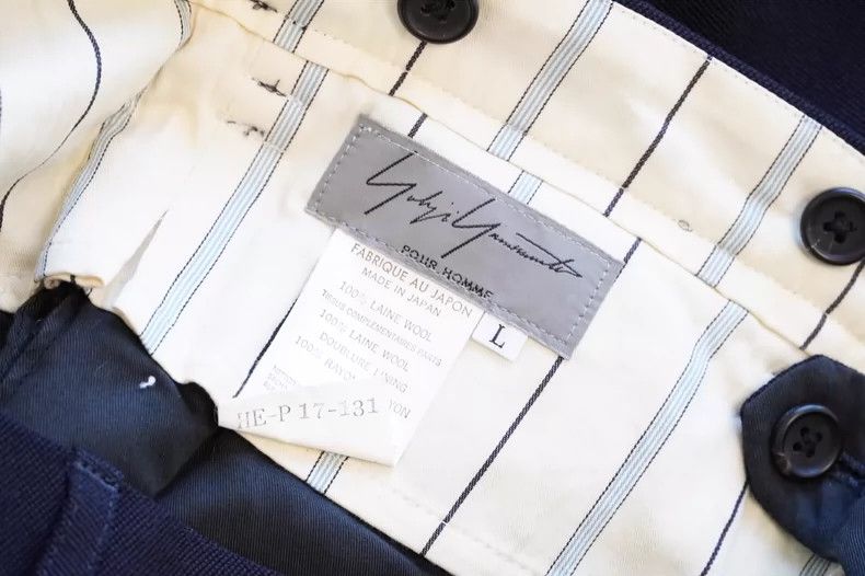 Yohji Yamamoto Yohji Yamamoto size l 95AW knit paneled wool pants 2503-Ne Size US 30 / EU 46 - 8 Thumbnail