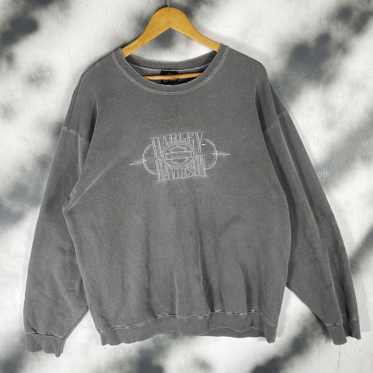 Harley Davidson Vintage Harley Davidson Embroided Logo Distressed style Size US L / EU 52-54 / 3 - 1 Thumbnail