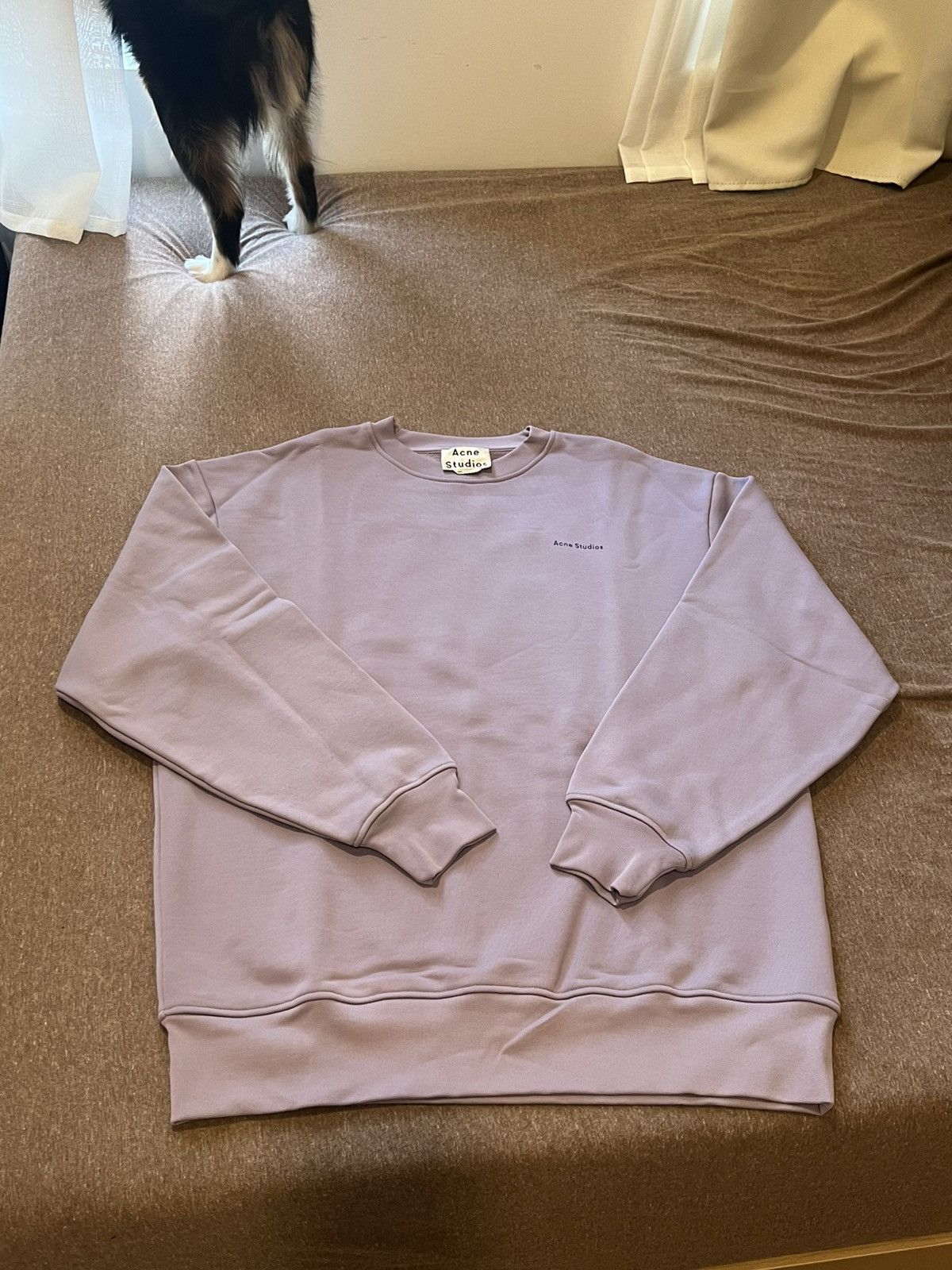Acne Studios Acne Studios Jellyfish-patch sweatshirt lilac purple Size US S / EU 44-46 / 1 - 3 Thumbnail