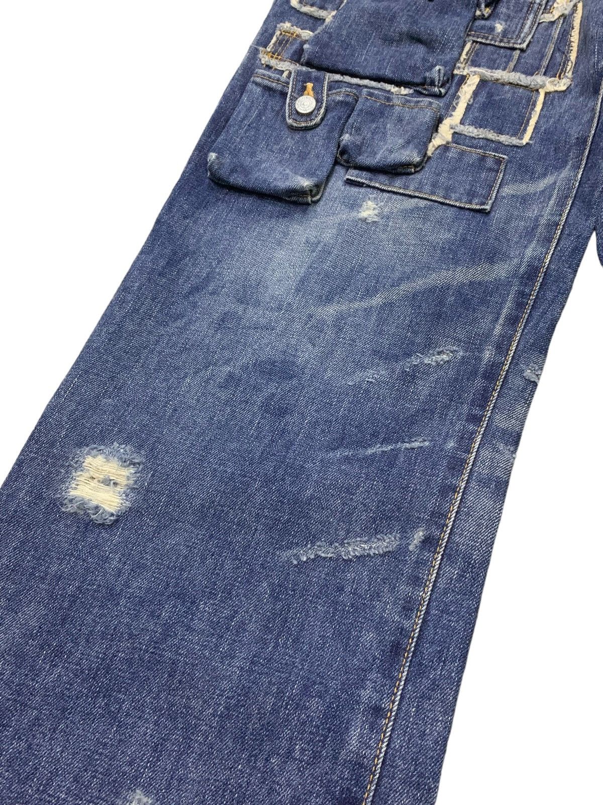 Issey Miyake Sunaokuwahara Issey Miyake MultiPocket Deconstructed Jeans Size US 30 / EU 46 - 9 Thumbnail