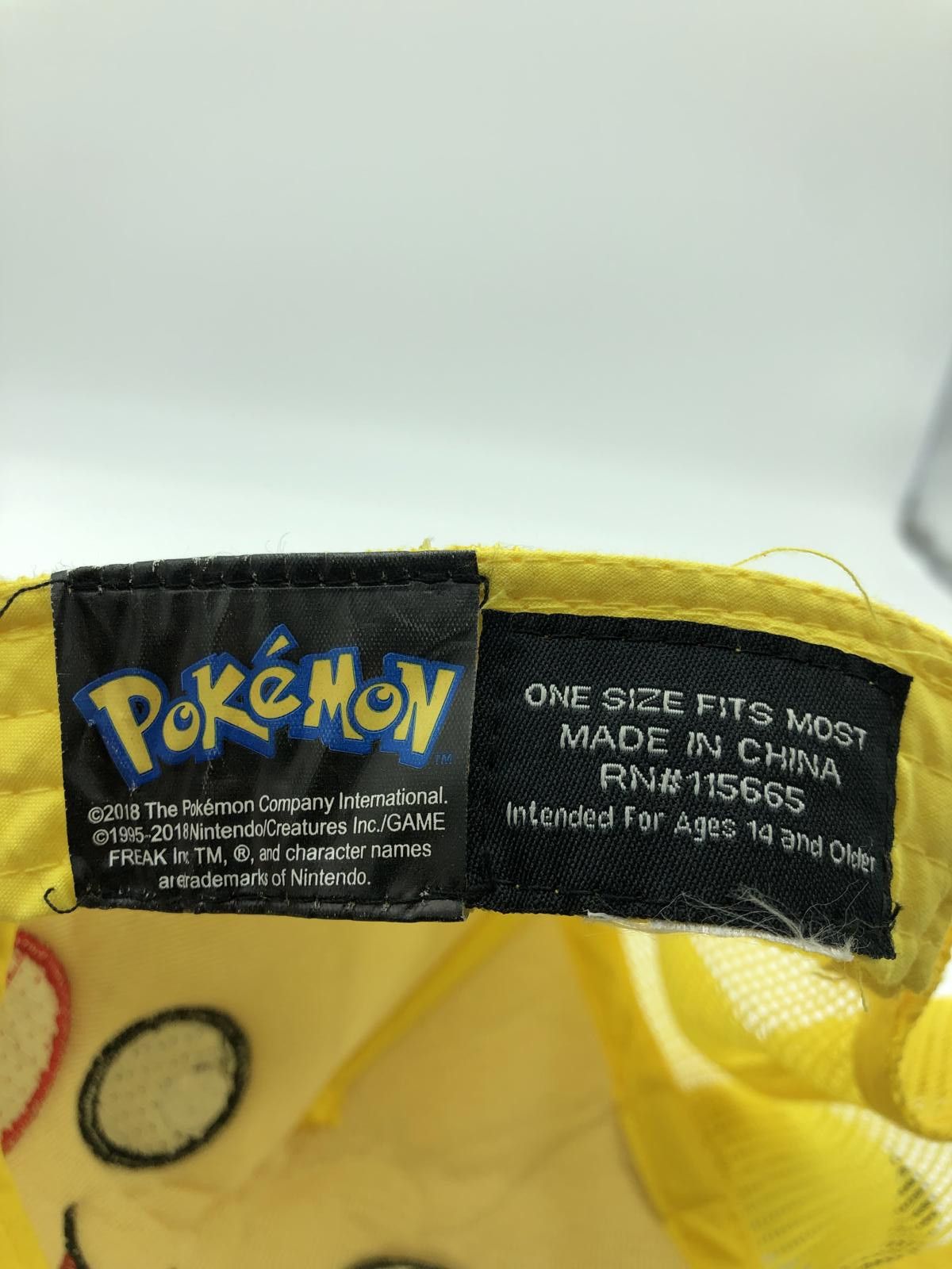 Pokemon Pikachu Cap - Pokémon Mesh Snapback Hat Size ONE SIZE - 3 Thumbnail