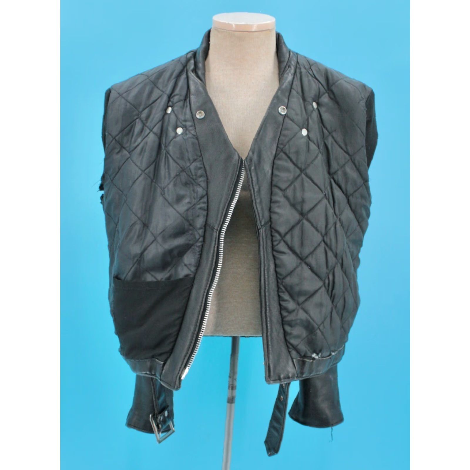 Schott Schott NYC Men’s VTG Black Leather Perfecto Motorcycle Jacket Sz S/M Shirt? Size US S / EU 44-46 / 1 - 7 Thumbnail