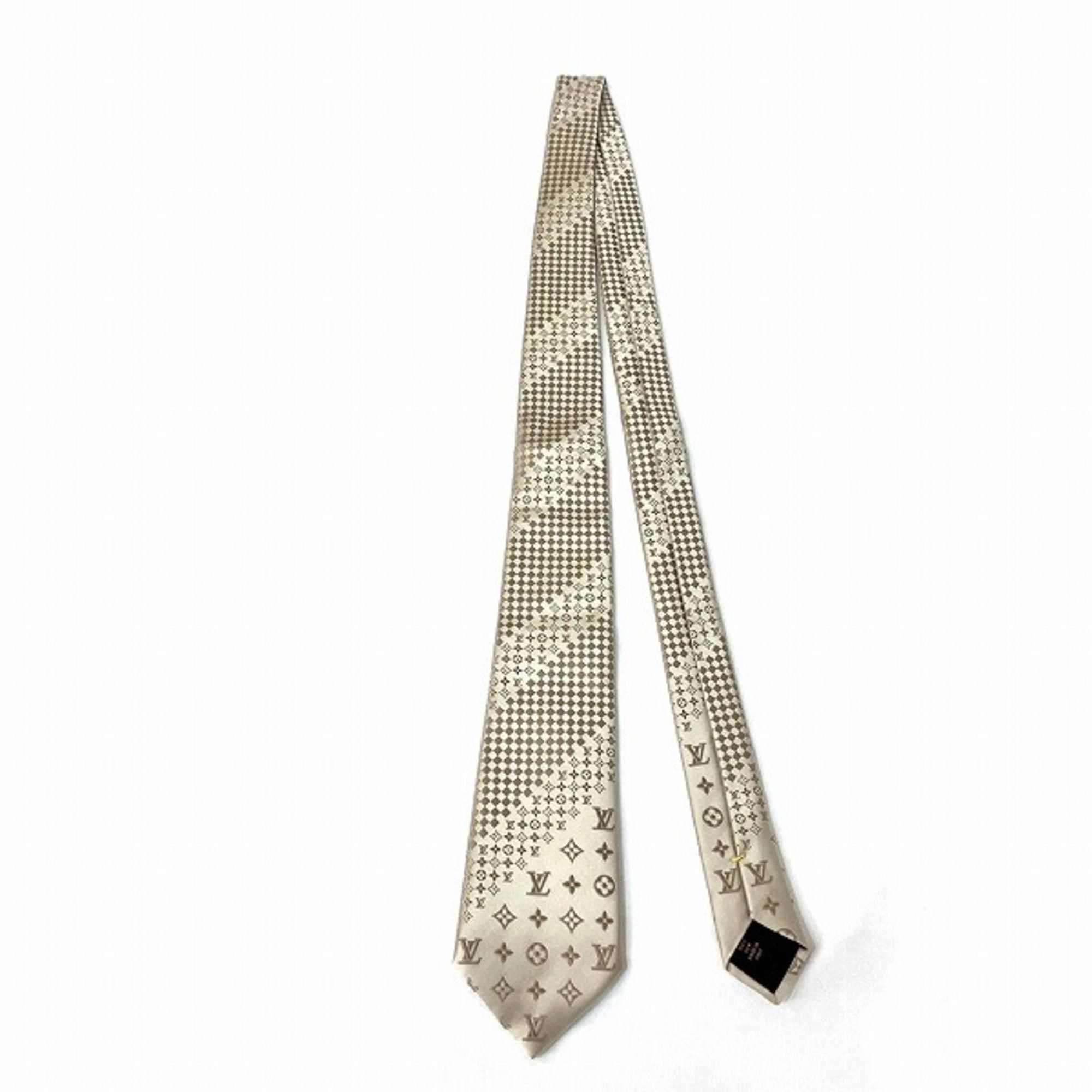 image of Louis Vuitton Cravate Mix Accessories Necktie Men's in Silver