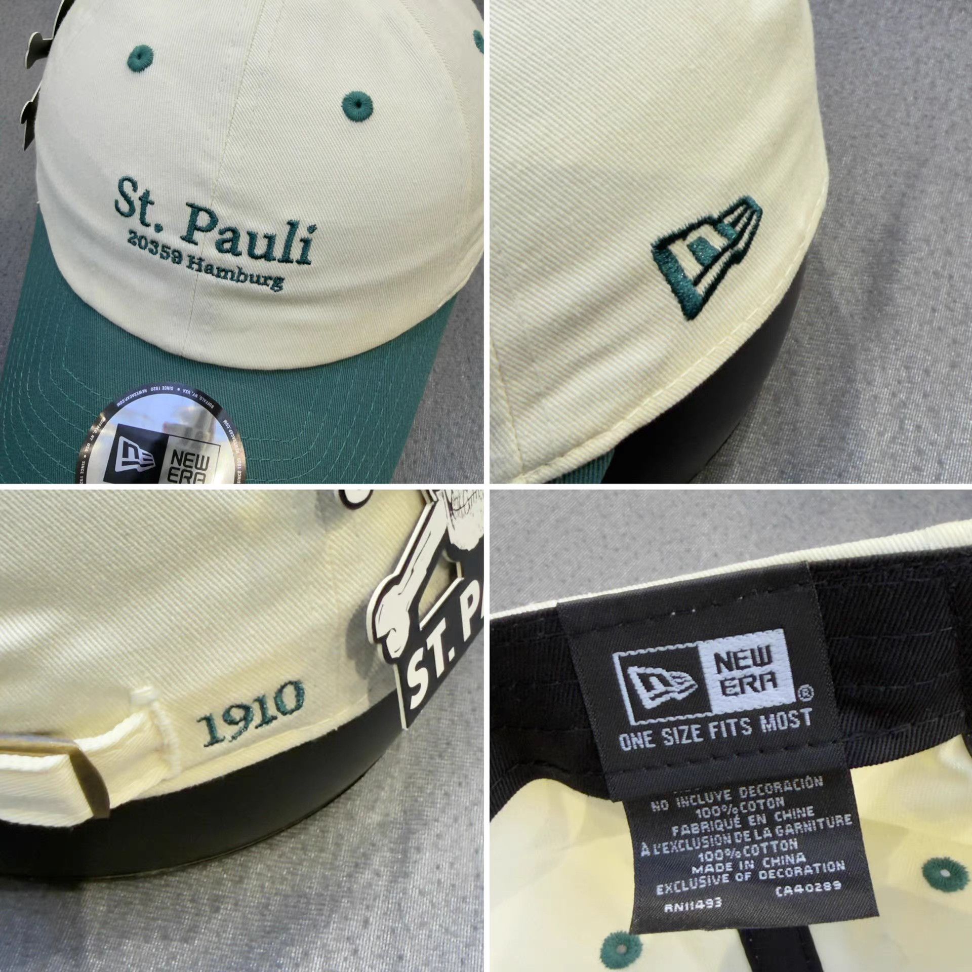 New Era New Era x St.Pauli Curved Brim Cap。 Q5 Size ONE SIZE - 6 Thumbnail