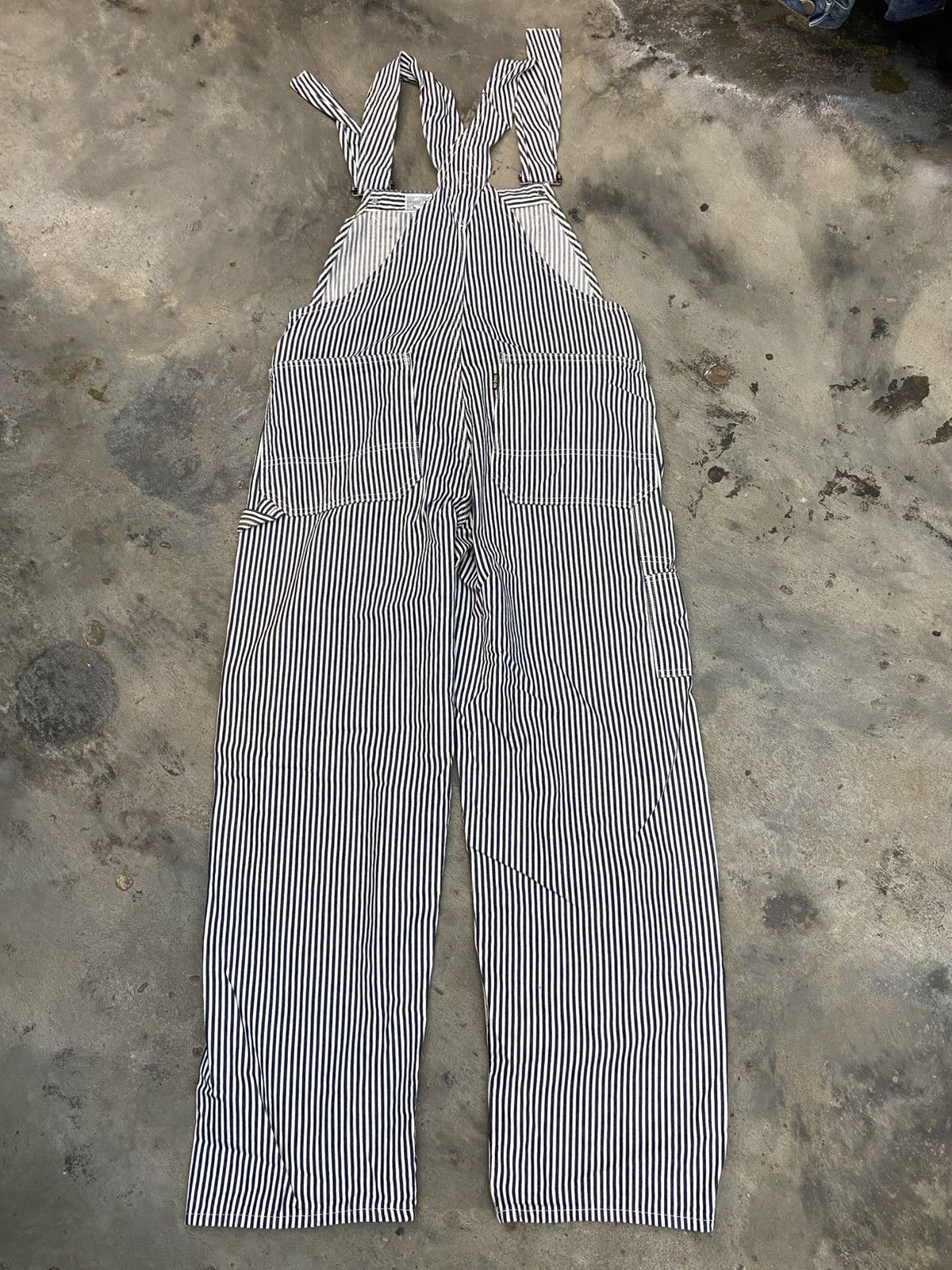 Denime × Designer × Japanese Brand Vintage denime hickory overal 90s best on brand Size US 33 - 9 Thumbnail