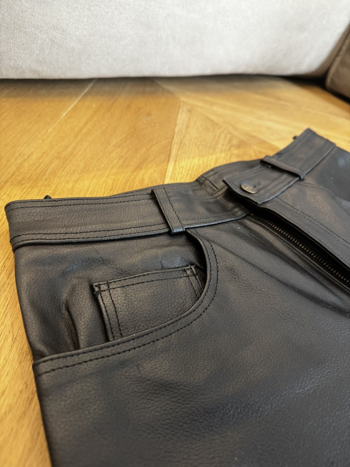 Other Leather Pants Size US 38 / EU 54 - 2 Thumbnail