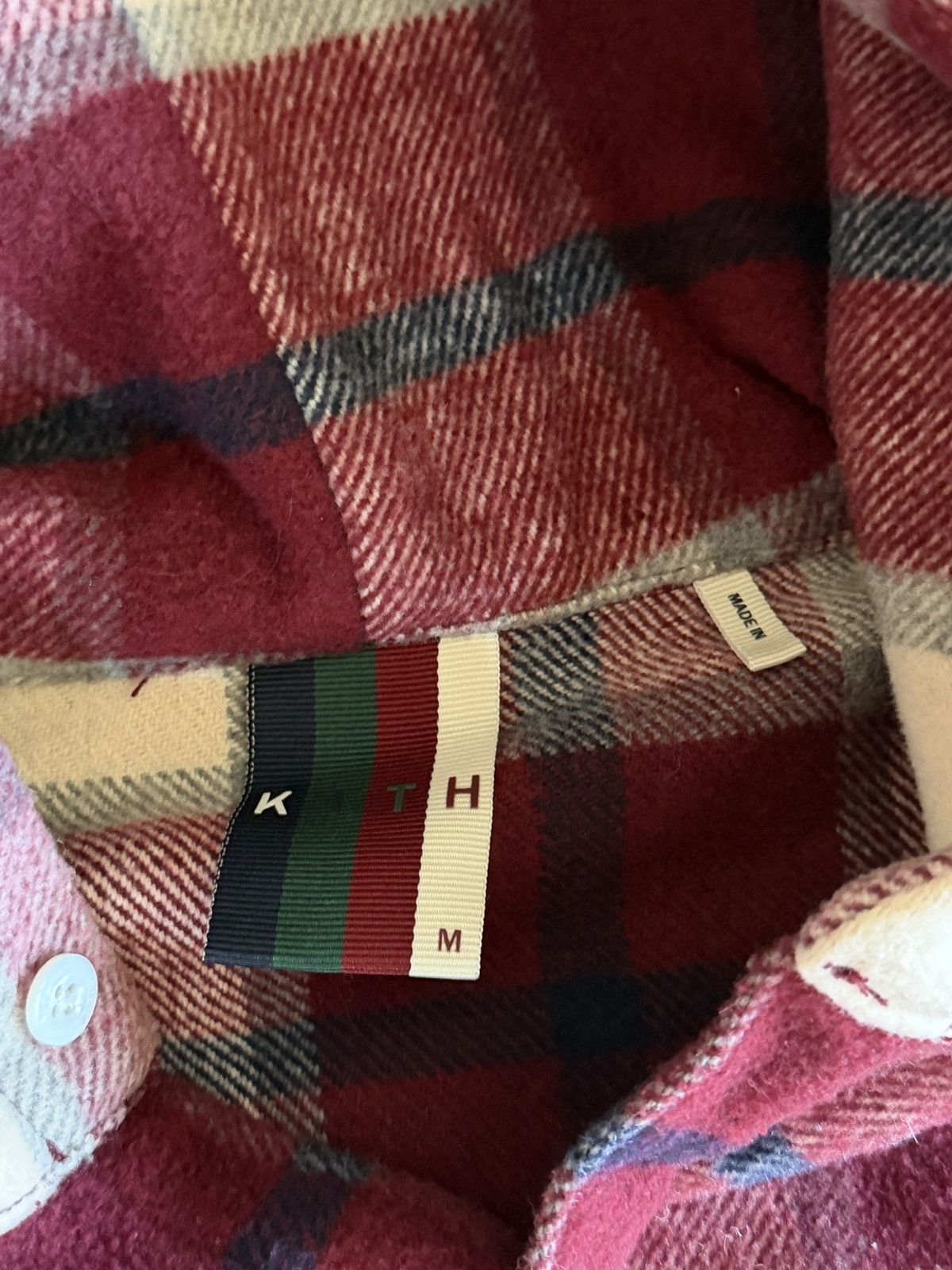 Kith Kith Plaid Hooded Ginza Shirt Sz M Size US M / EU 48-50 / 2 - 5 Thumbnail