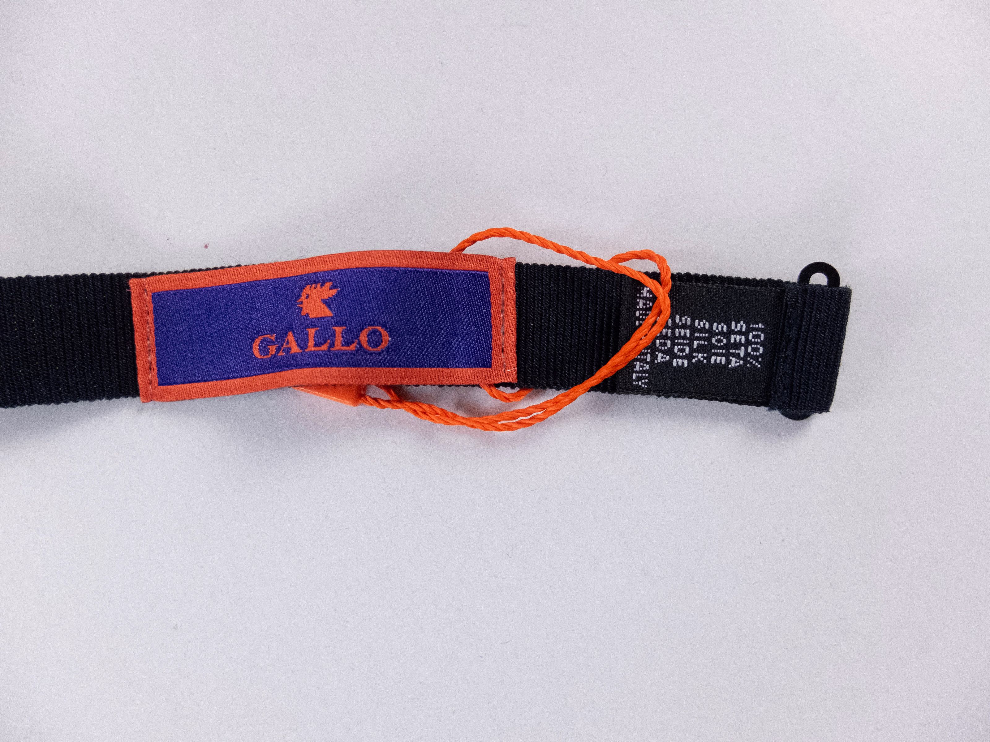 Other 2 x GALLO navy polka dots & colorful stripe silk bow ties Size ONE SIZE - 6 Thumbnail