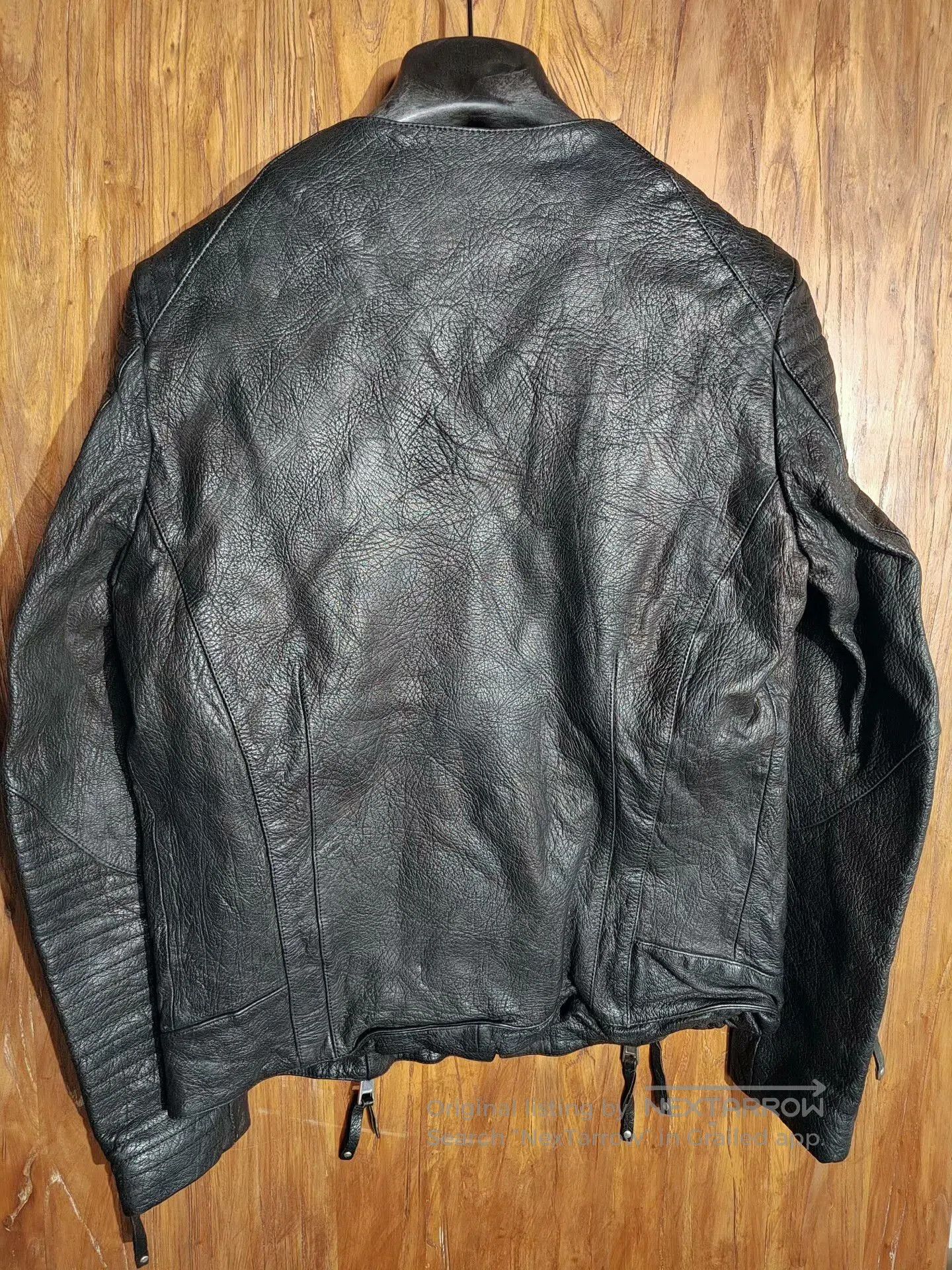 Balmain BALMAIN Motorcycle Leather Jacket. Size US M / EU 48-50 / 2 - 5 Thumbnail