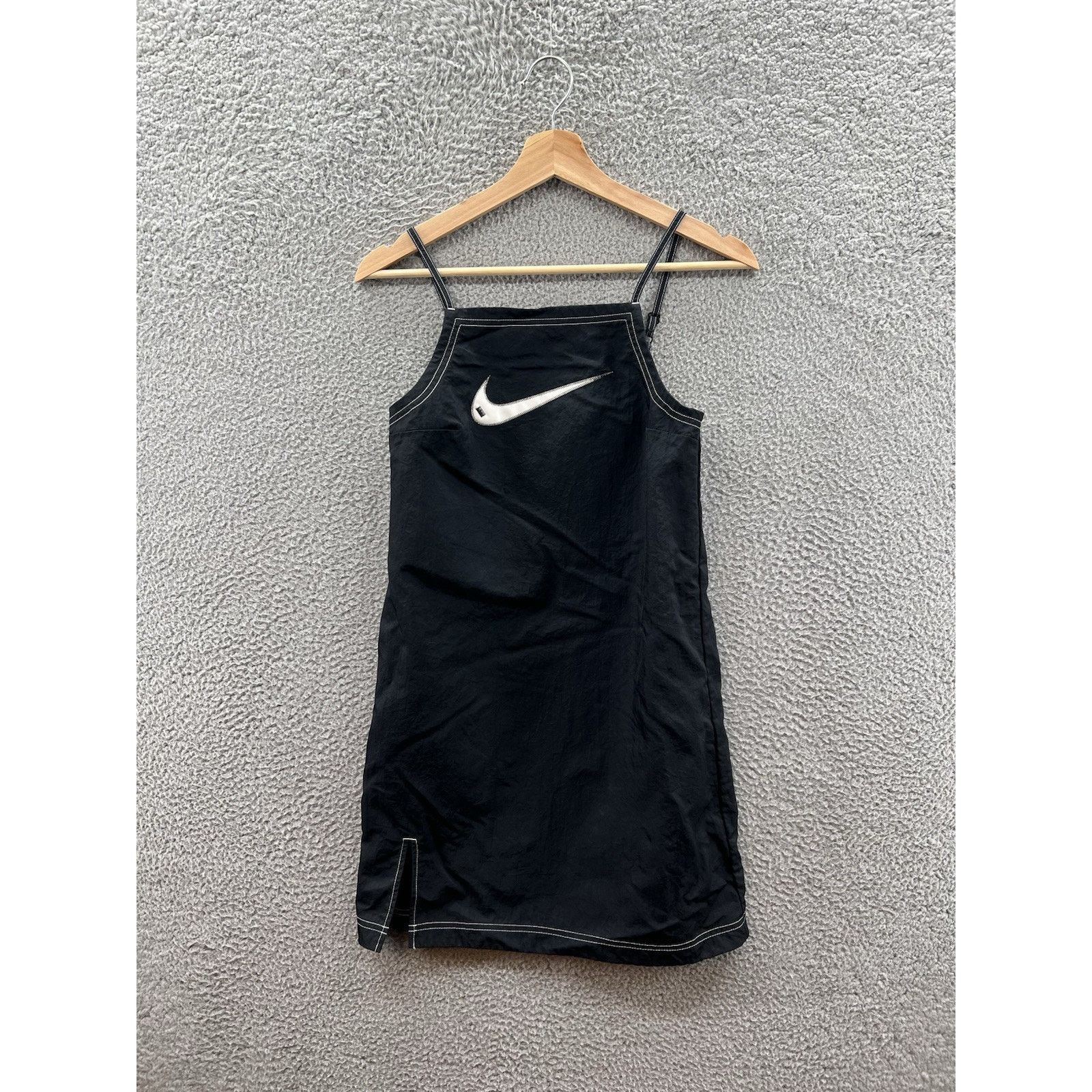 Nike Nike DM6742-010 NSW Swoosh Woven Casual Cami Dress Black XS Size XS / US 0-2 / IT 36-38 - 1 Thumbnail