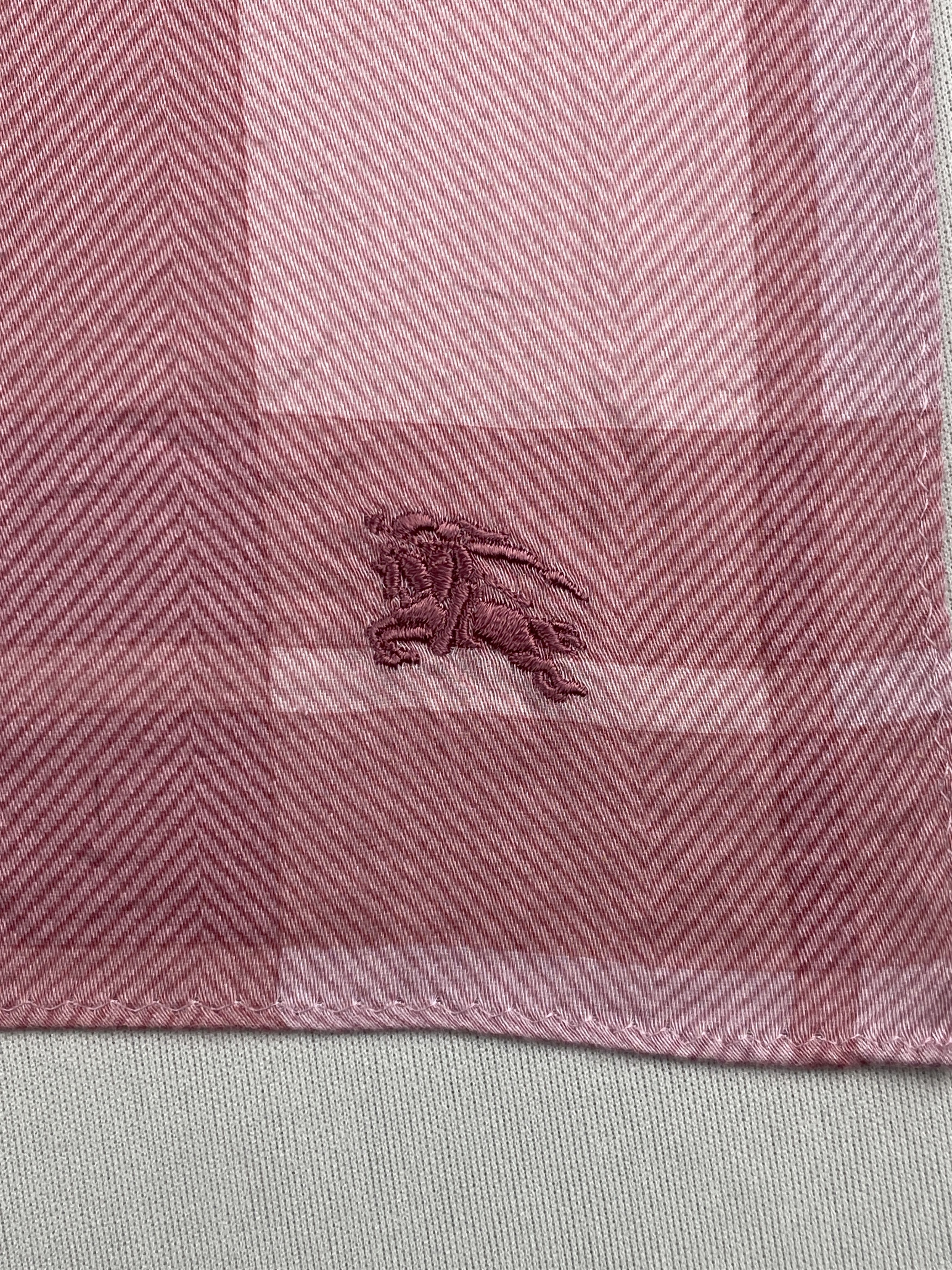 Burberry Vintage Burberry Handkerchief Pocket Square Bandana HM0017 Size 26 - 5 Thumbnail