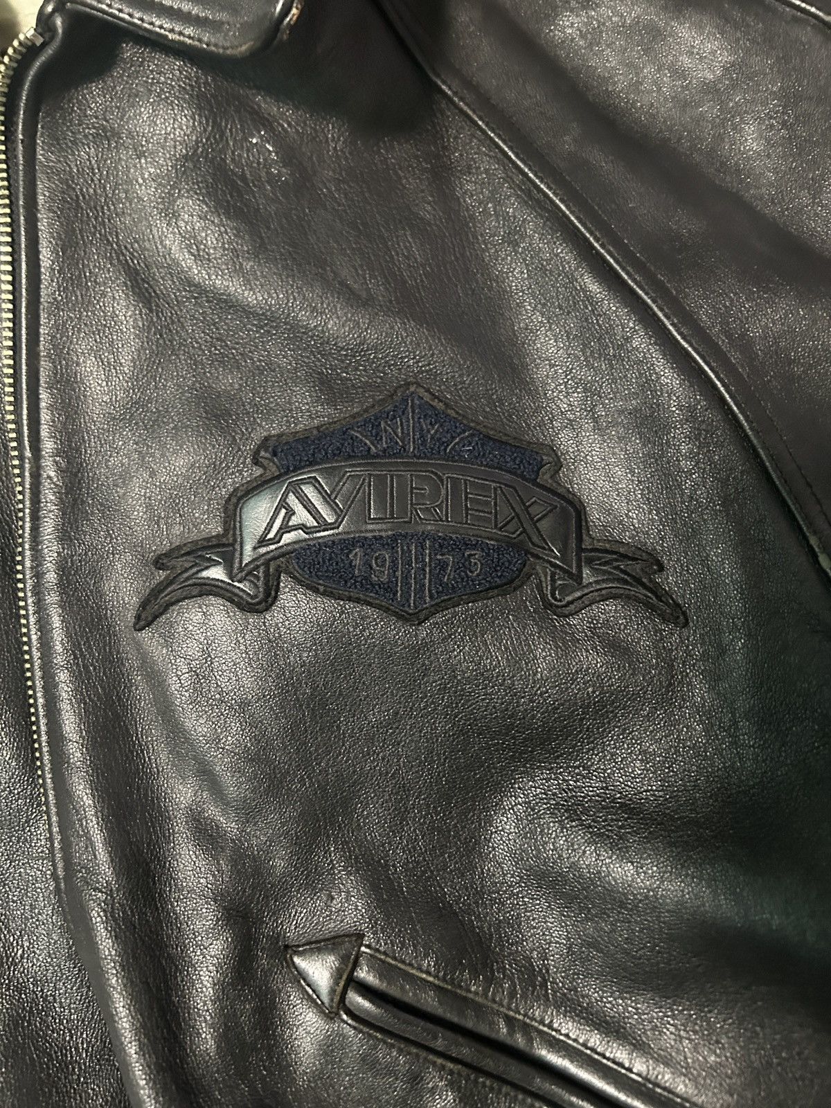 Avirex 80s Avirex Varity Leather Jacket Size US XXL / EU 58 / 5 - 6 Thumbnail