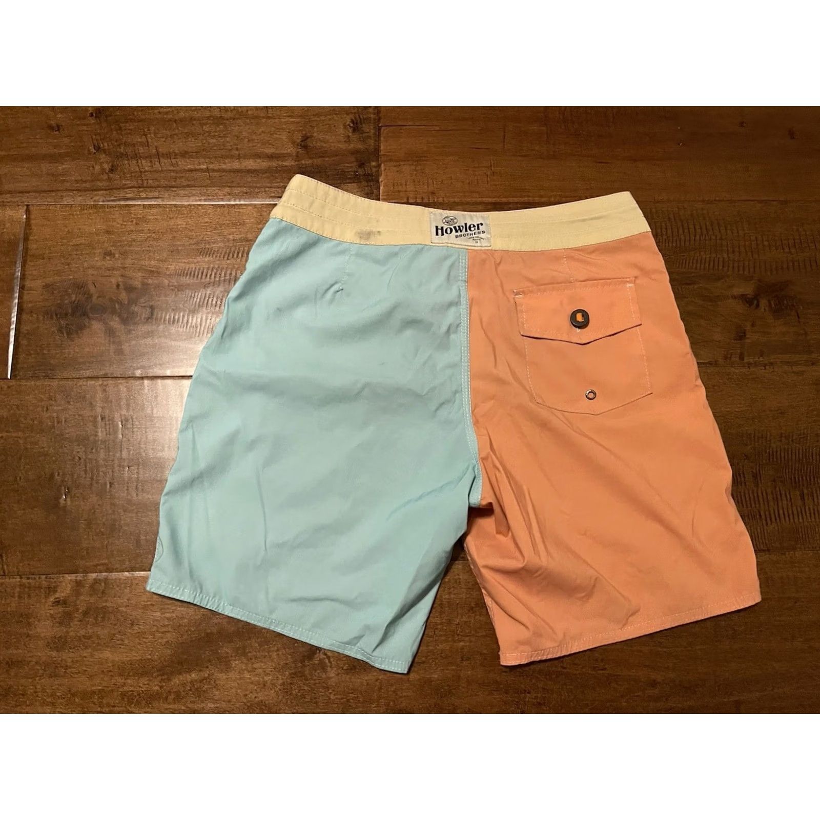 Howler Brothers Howler Brothers Pastel Color Block Stretch Board Shorts Swim Trunks - Men - 30 Size US 30 / EU 46 - 3 Thumbnail