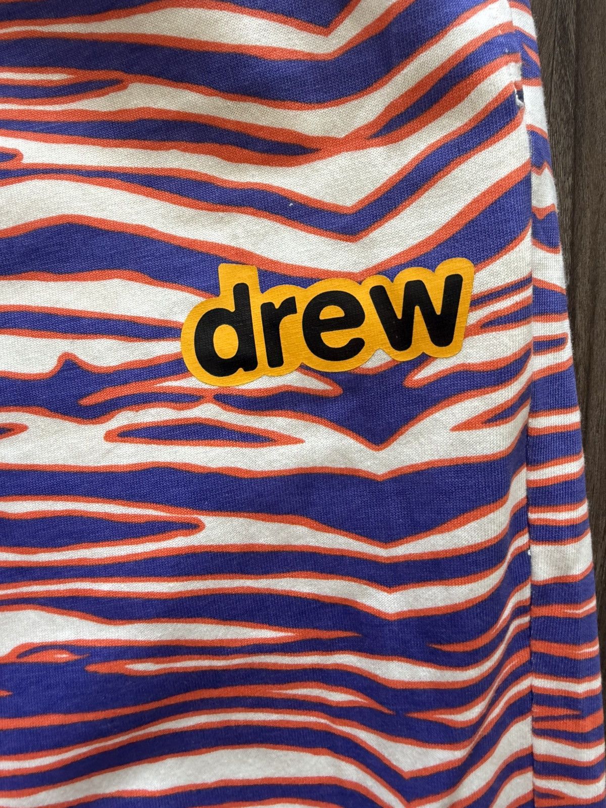 Drew House Drew House Zebra Print Lounge Pants XS Drawstring Pajama Size 28" / US 6 / IT 42 - 2 Thumbnail