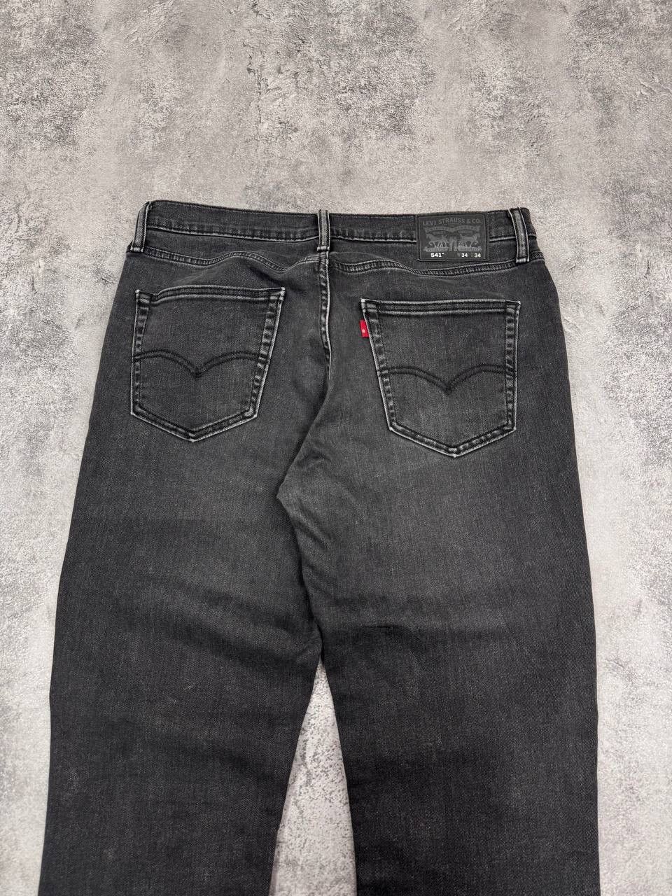 Levi's Levi's 541 Men's Denim Pants Jeans Athletic Fit Black Size US 34 / EU 50 - 2 Thumbnail