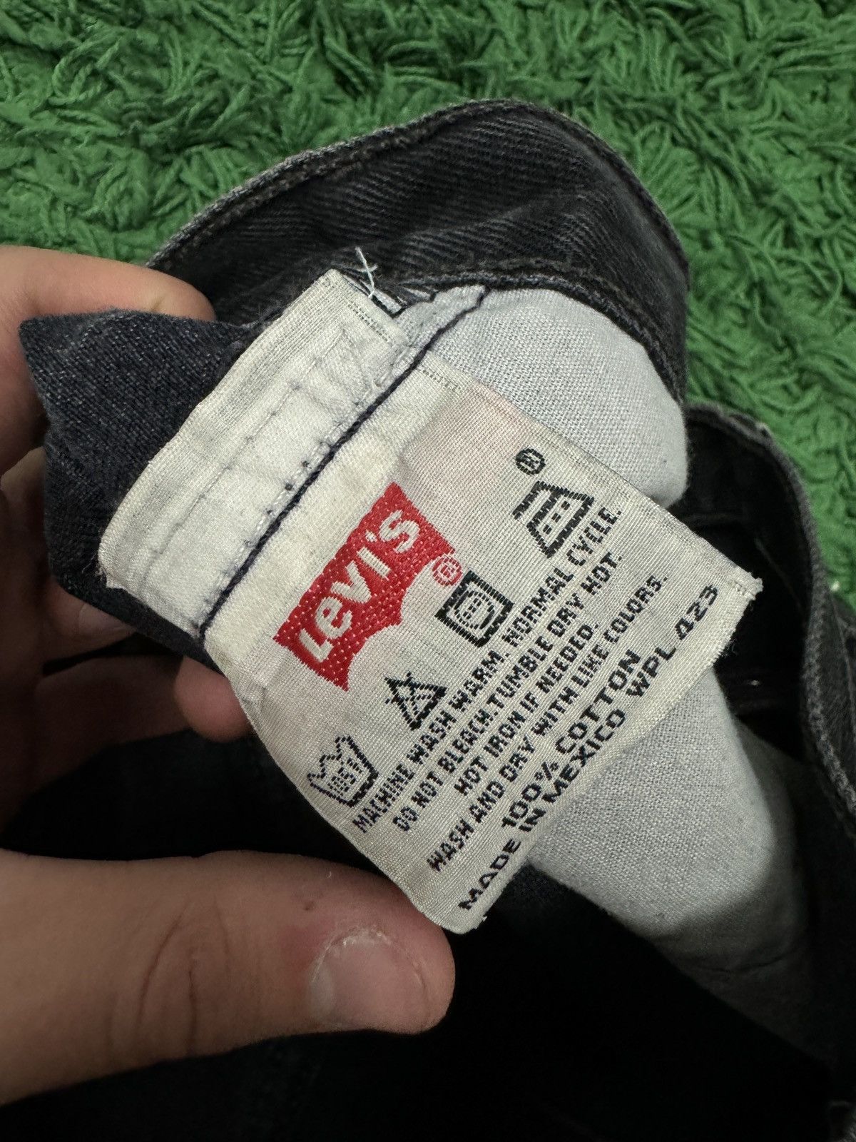 Sp5der Sp5der Black Red Grafiti Denim Size 31 Size US 31 - 8 Thumbnail
