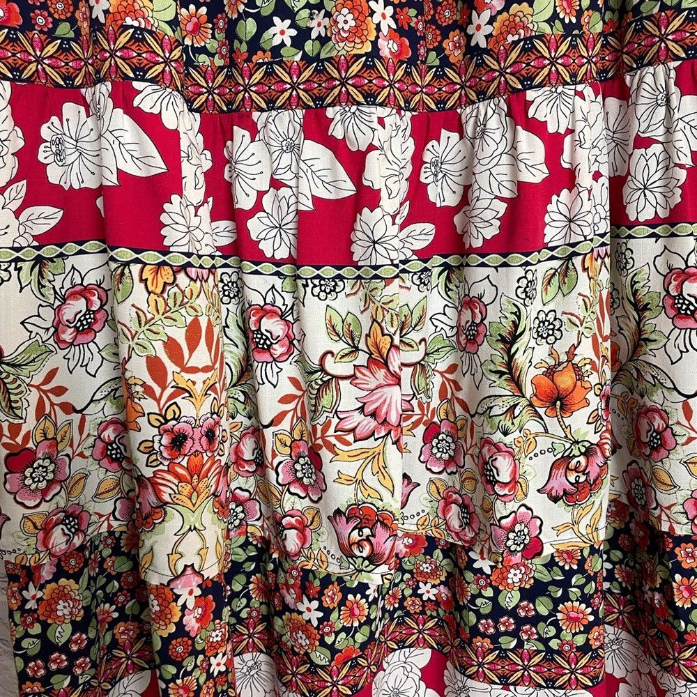 Other NWT New Rafaella Floral Ruffles Skirt Size 8 M Size 30" / US 8 / IT 44 - 9 Thumbnail