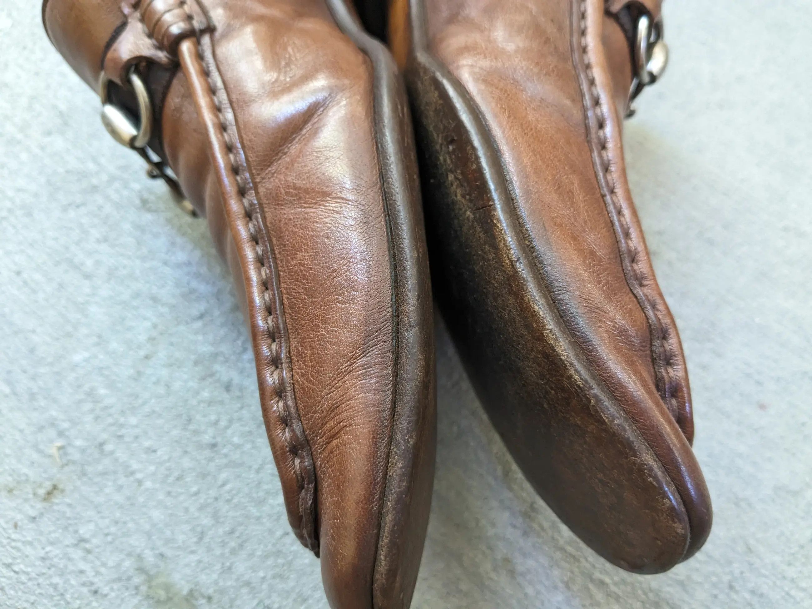 Gucci Gucci Loafers Brown 9 D Slip Ons Buckle GG Tom Ford Size US 9 / EU 42 - 13 Thumbnail