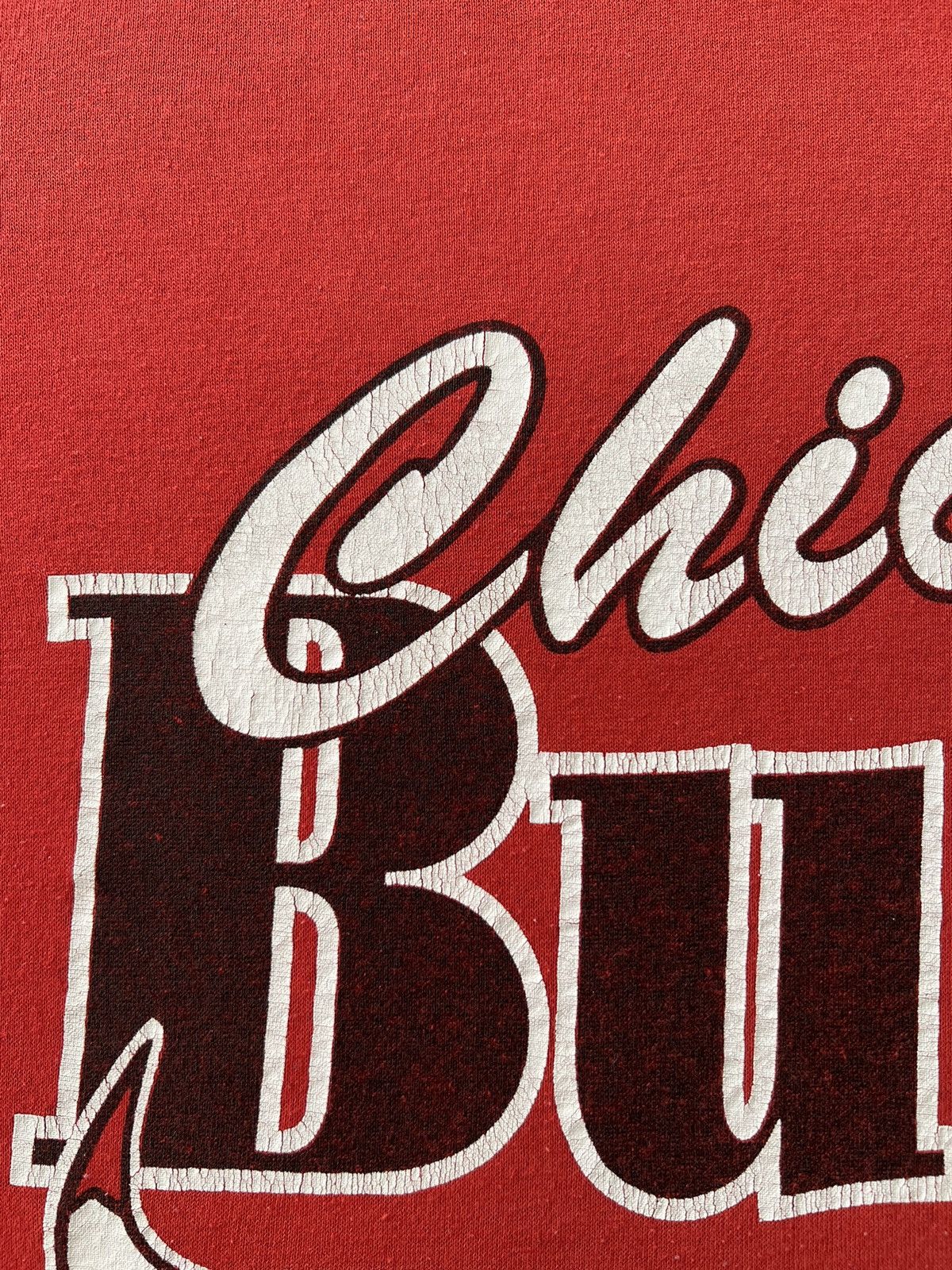 Vintage Vintage 1990 Chicago Bulls NBA Michael Jordan Red T-shirt Size US XL / EU 56 / 4 - 4 Thumbnail