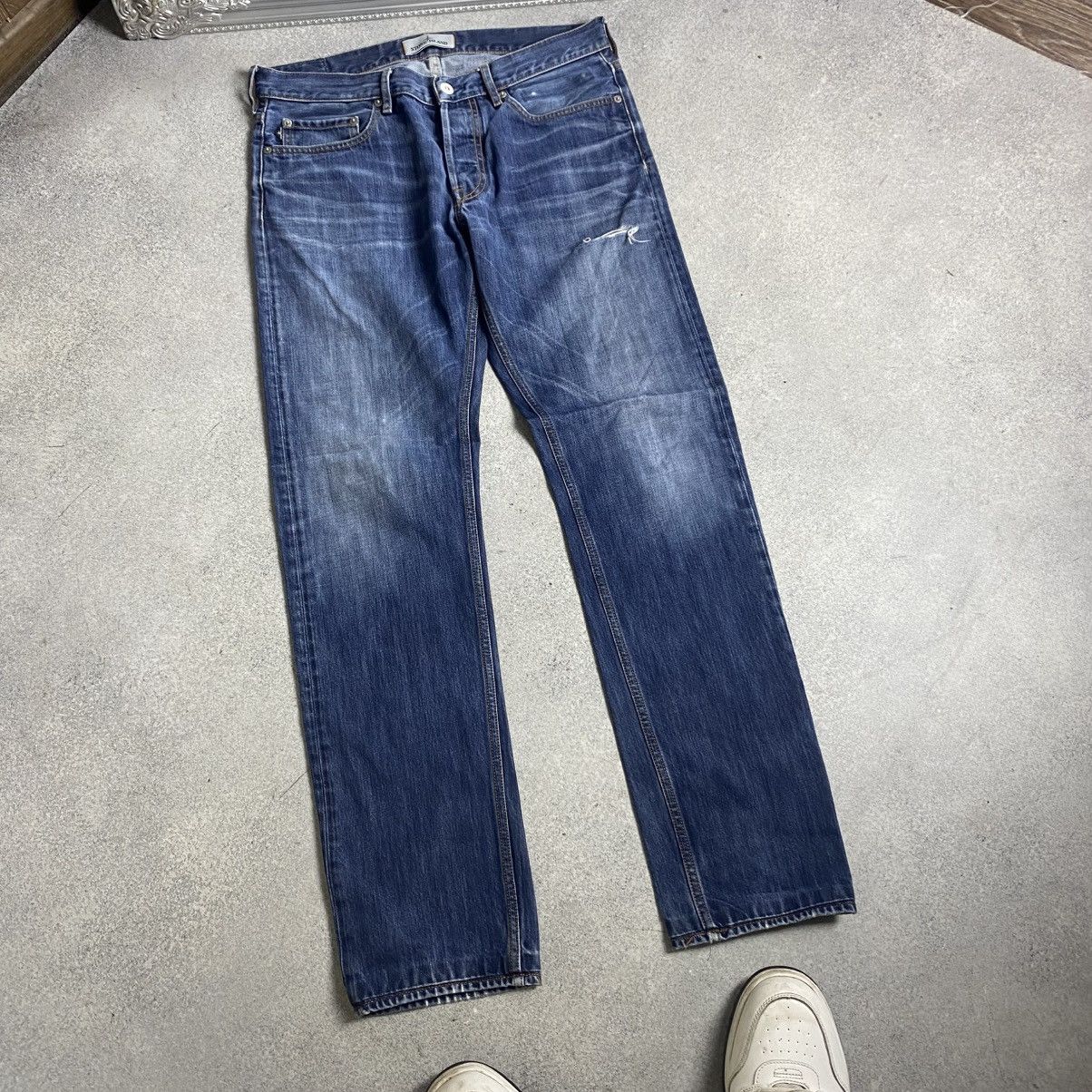 Stone Island Vintage Stone Island Jeans Patch Pocket Straight Fit Casual Size US 32 / EU 48 - 5 Thumbnail
