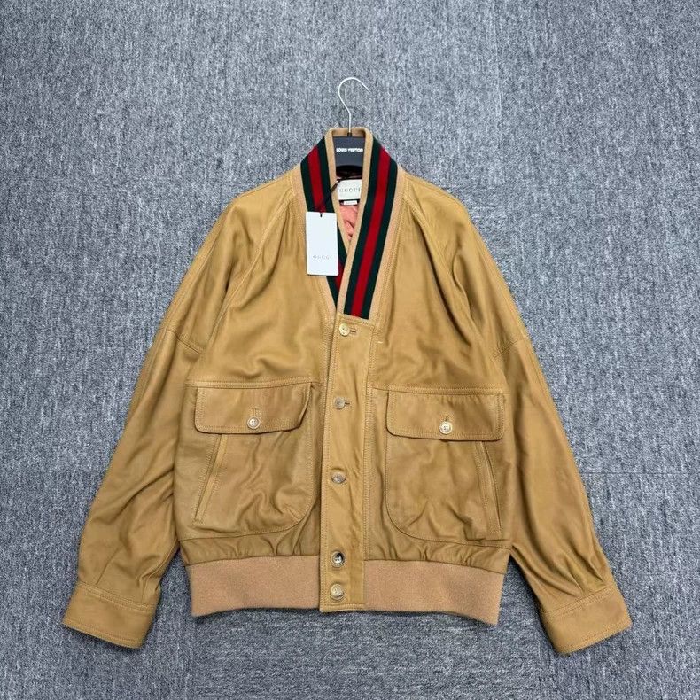 Gucci GucciStriped collar sheepskin jacket 2503-Nextarrow Size US L / EU 52-54 / 3 - 1 Thumbnail