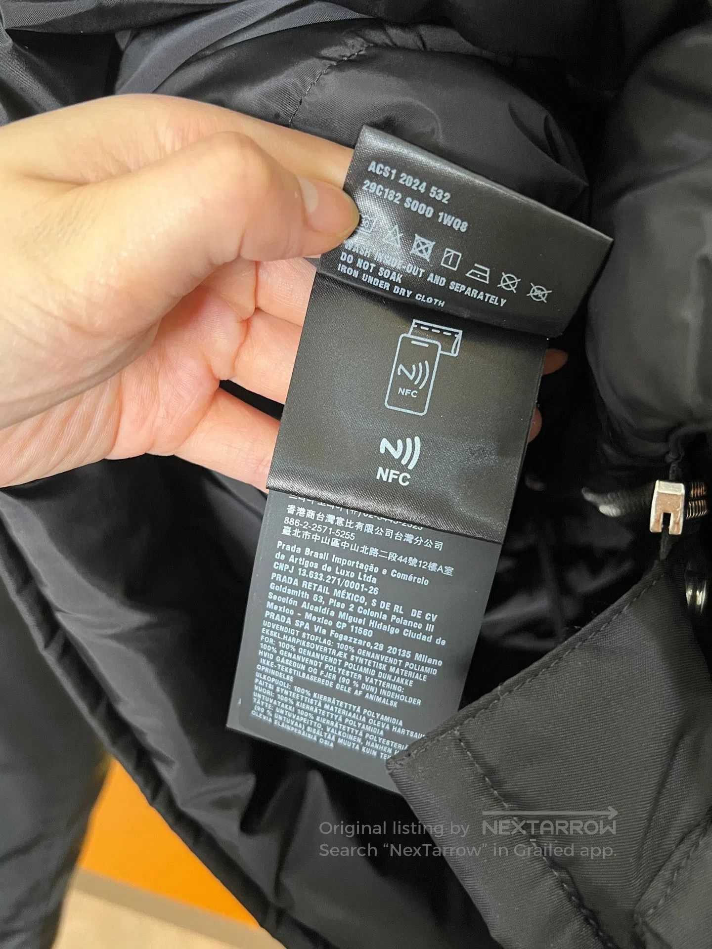 Prada Prada Nylon down jacket with triangular emblem on the back Size M / US 6-8 / IT 42-44 - 5 Thumbnail