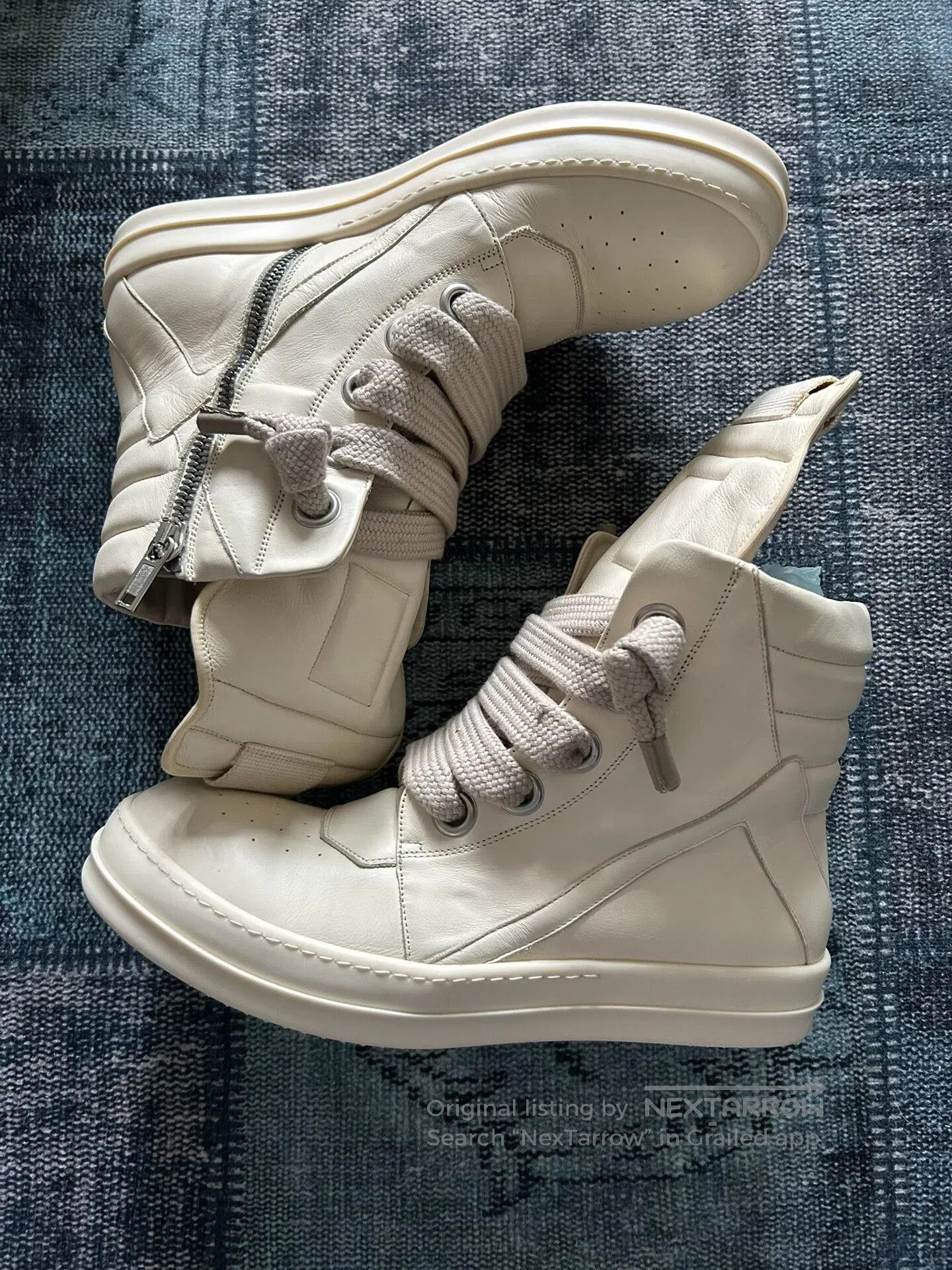 Rick Owens New Rick Owens Triangle Sneakers Size 45. Size US 11 / EU 44 - 2 Thumbnail