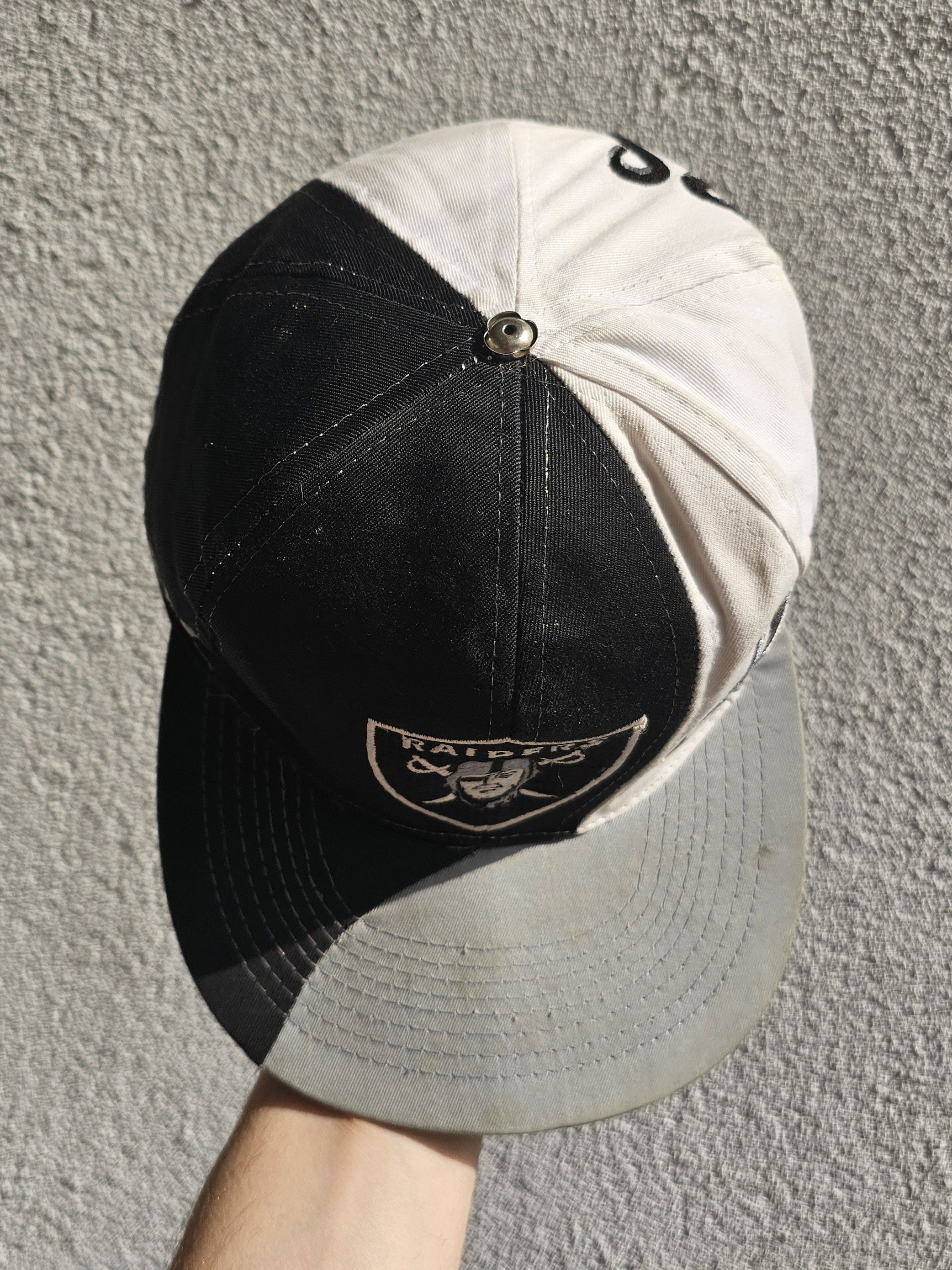 NFL Los Angeles Raiders Big Logo Spell Out Hat Size ONE SIZE - 5 Thumbnail