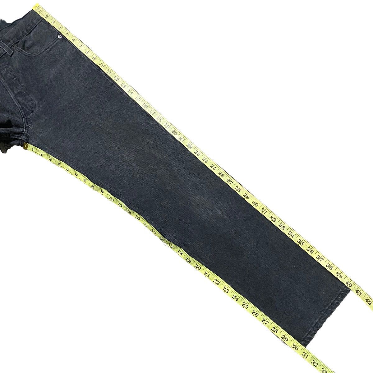 Levi's Vintage 80s Levis 501 Fade Black Jeans 29x30 Made in USA Size US 29 - 18 Thumbnail